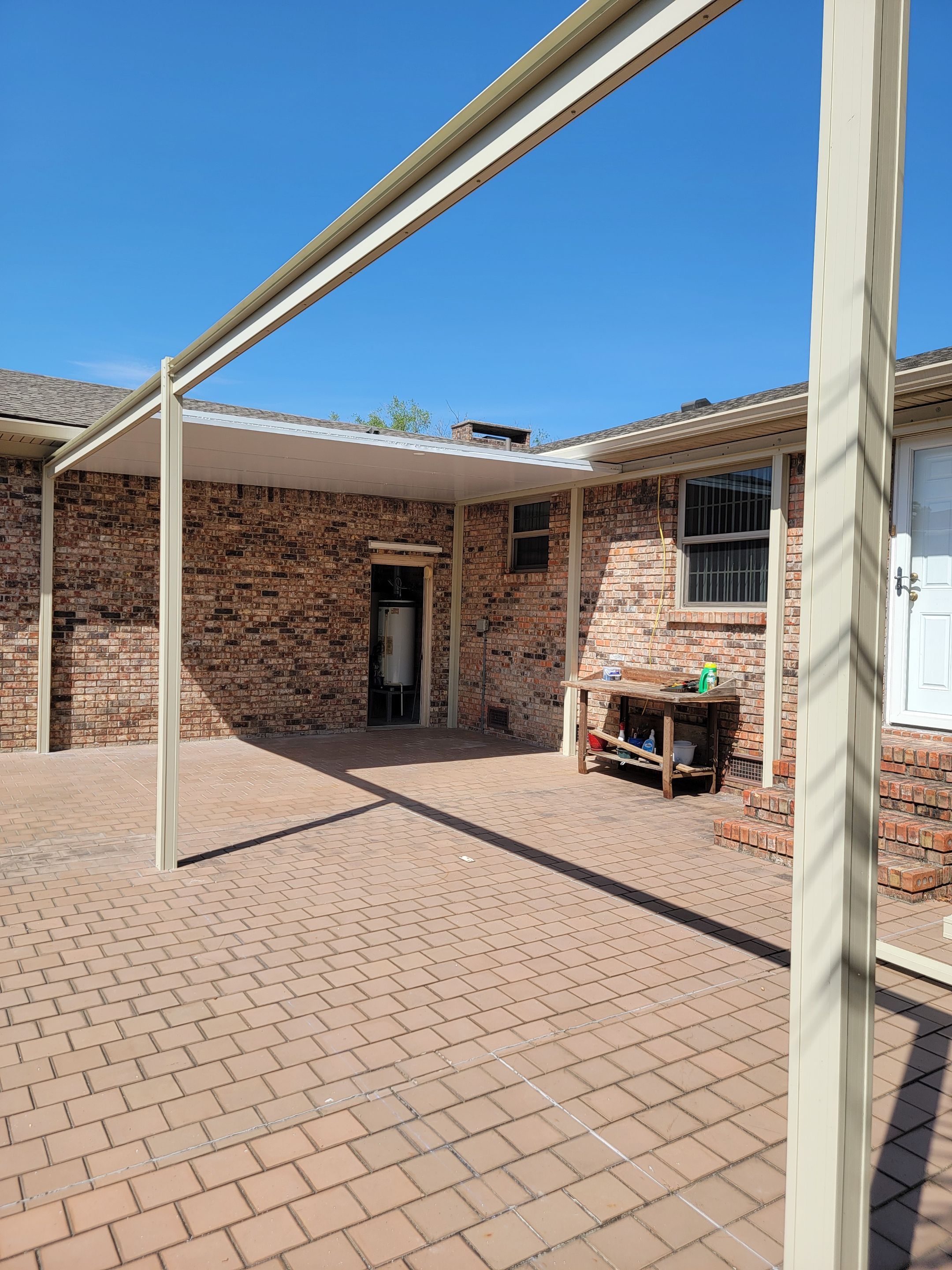 Patio Cover using Colorbeam by Titan Sunrooms