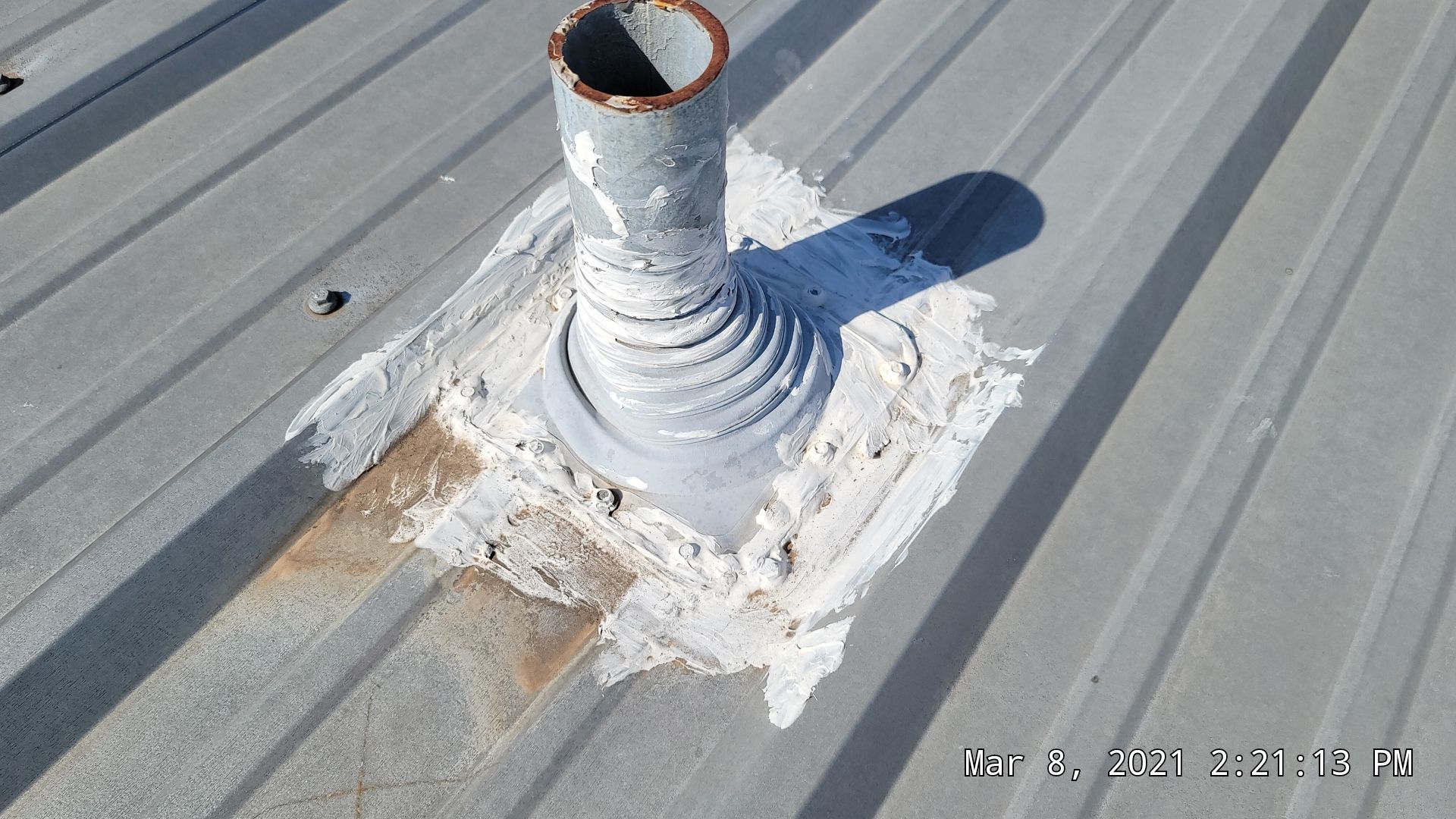 Commercial Roofing Installation using 50 mil PVC by Hostetler Roofing