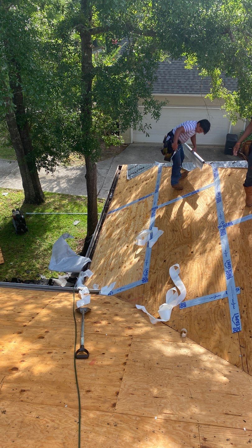 Residential Roofing Installation using Roof Replacement by American Roofing & Construction LLC