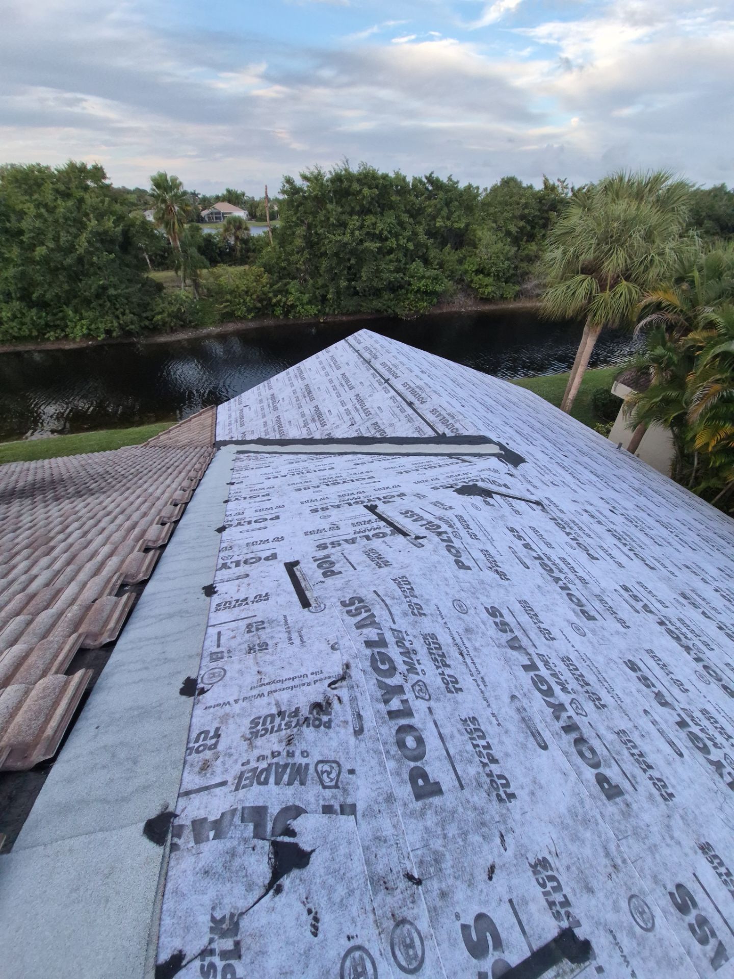 Residential Roofing Installation using Westlake Roofing Tile by BLUES BROTHERS ROOFING