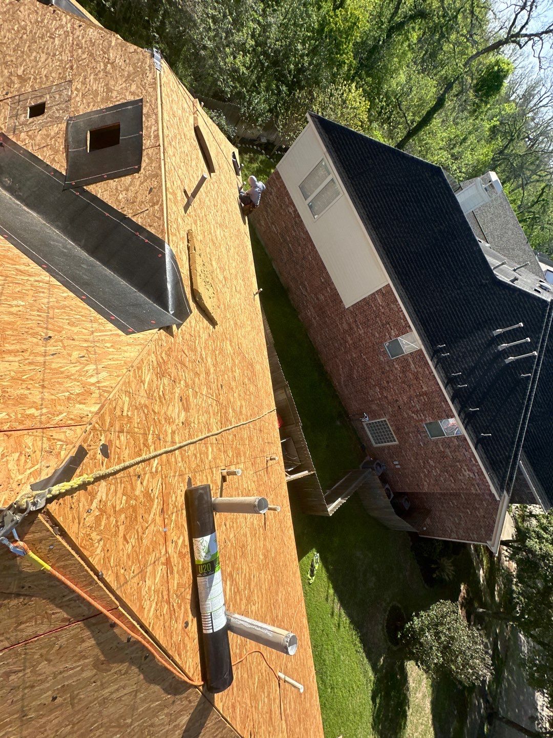 Residential Roofing Installation using Owen's Corning Duration (Lifetime) Shingles by Roof Repair Company
