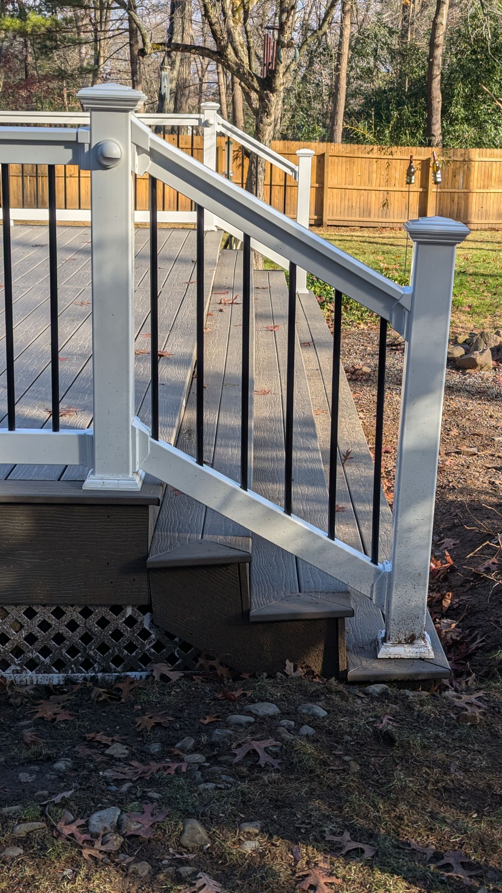 Custom Deck Build & Outdoor Transformation โ MoistureShield Cathedral Stone by Maven Roofing & Exteriors LLC