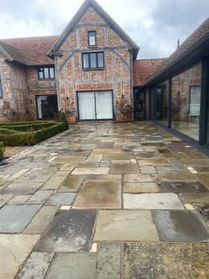 Patio Clean using honda 21 ltr/min