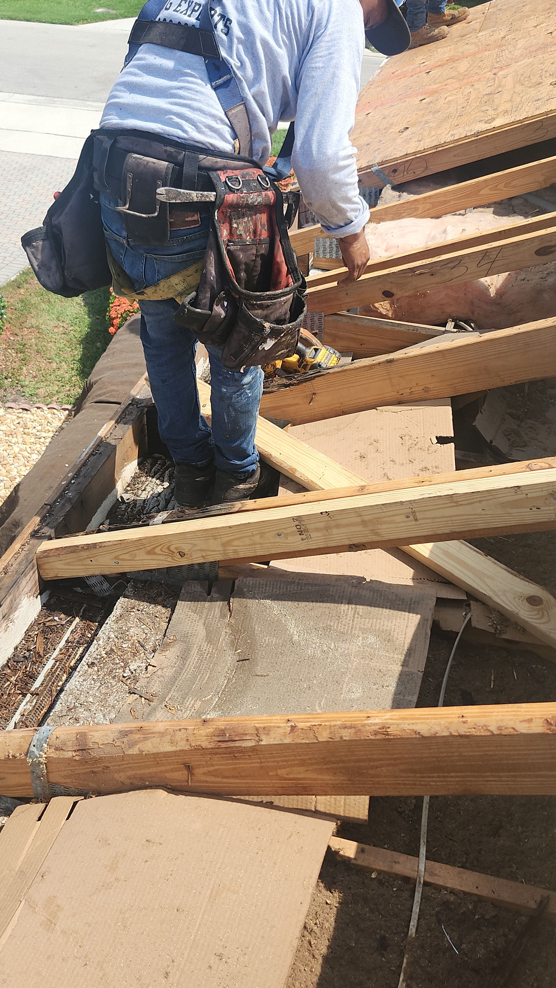 New Barrel Tile Roof Installation and Decking Repair in Boynton Beach by Aastro Roofing
