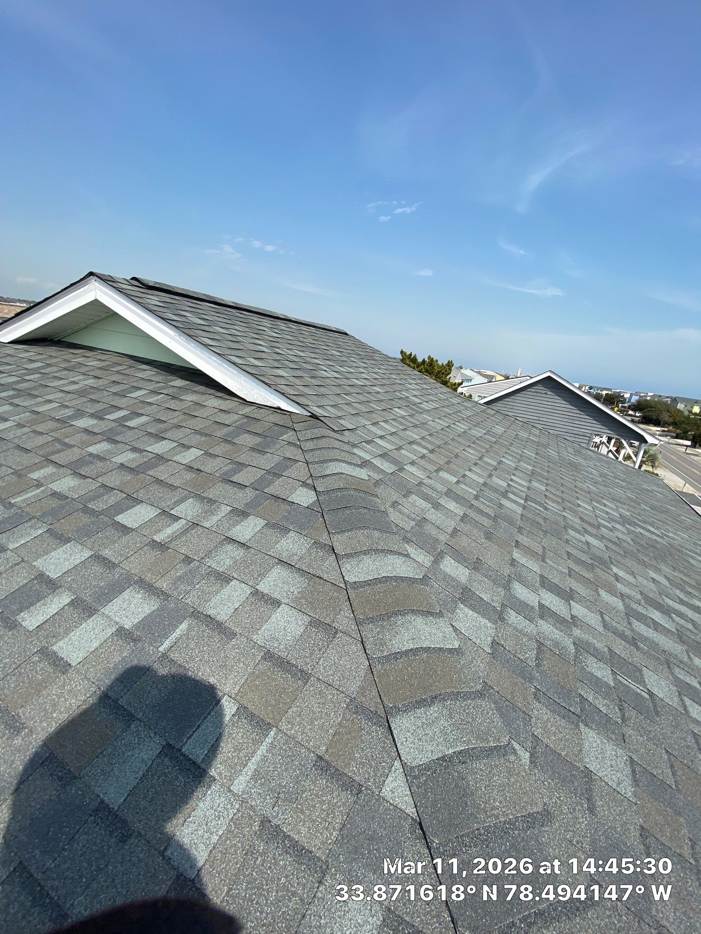 FORTIFIED Roof Replacement using CertainTeed Landmark Pro Max Def Georgetown Gray in Sunset Beach, NC by RGR Construction and Roofing, LLC