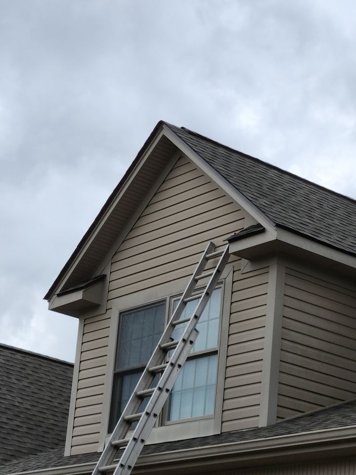 GAF Weathered Wood and Custom Copper by Just In Time Roofing and Restoration