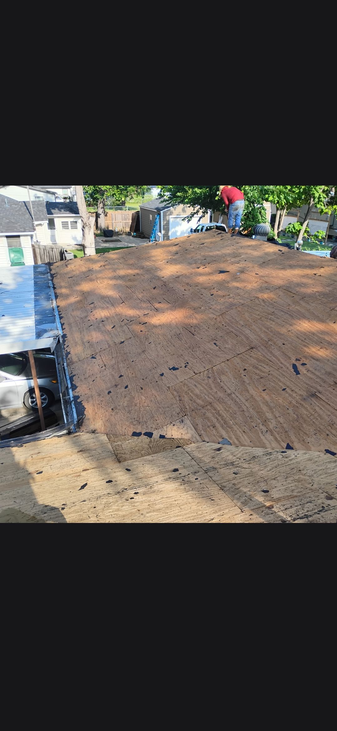 Reroof with Panels by Berry Good Roofing