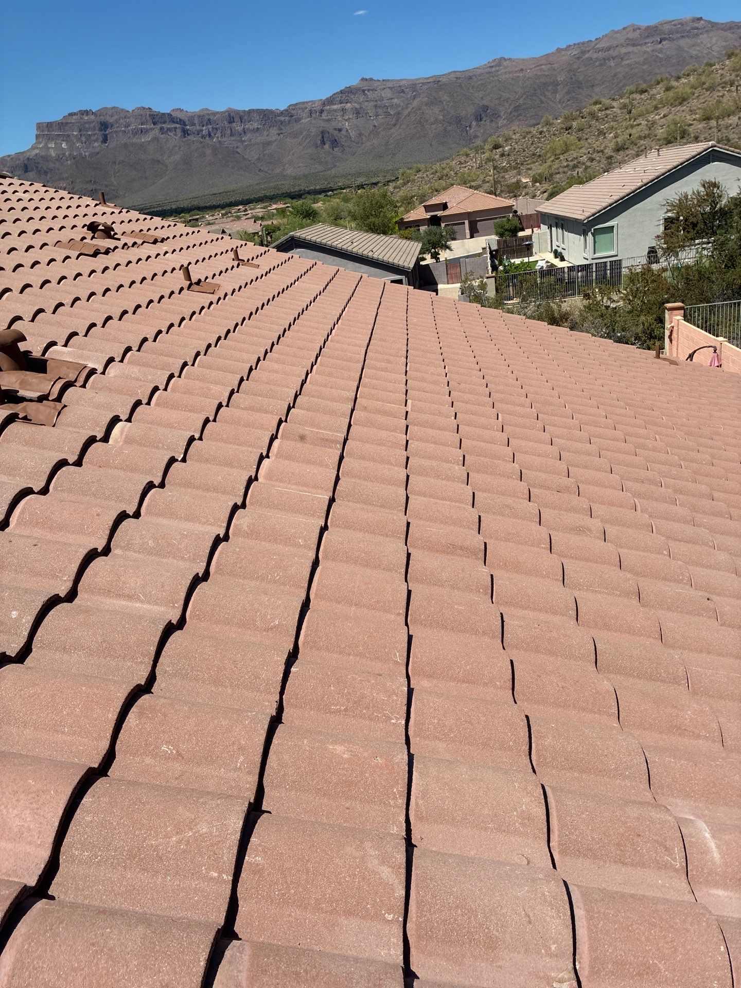 Tile Reset using Concrete Tiles in Gold Canyon by Weather-Tite Roofing