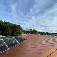 24ga 1" Nail-Strip Copper Metallic by Total Roofing System The Metal Roof Experts