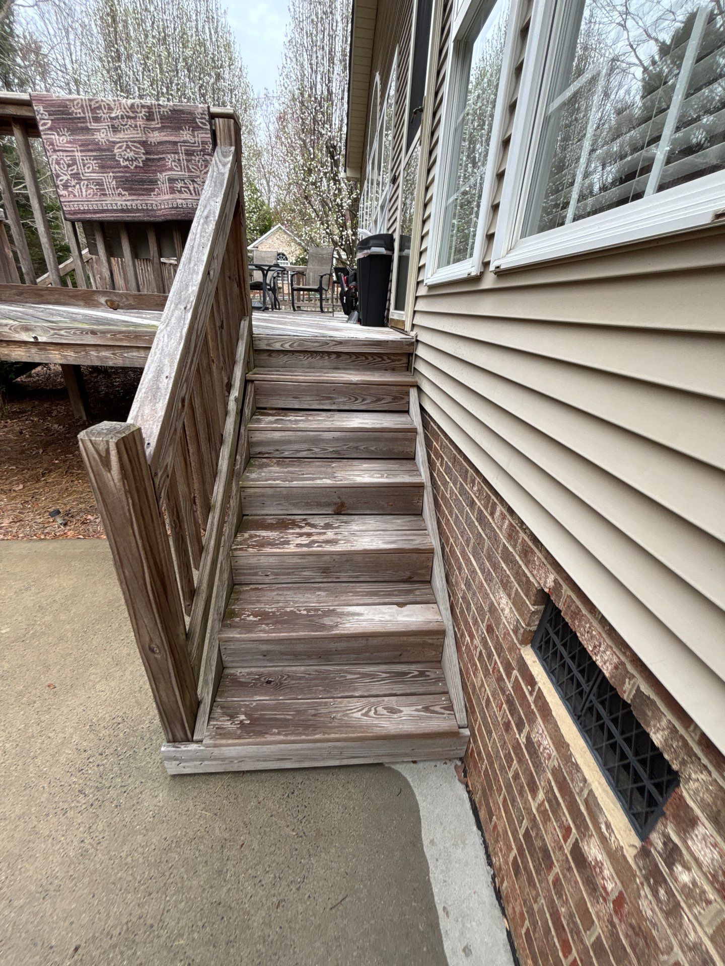 Weathered Deck using Wood Sealant by DuraSeal