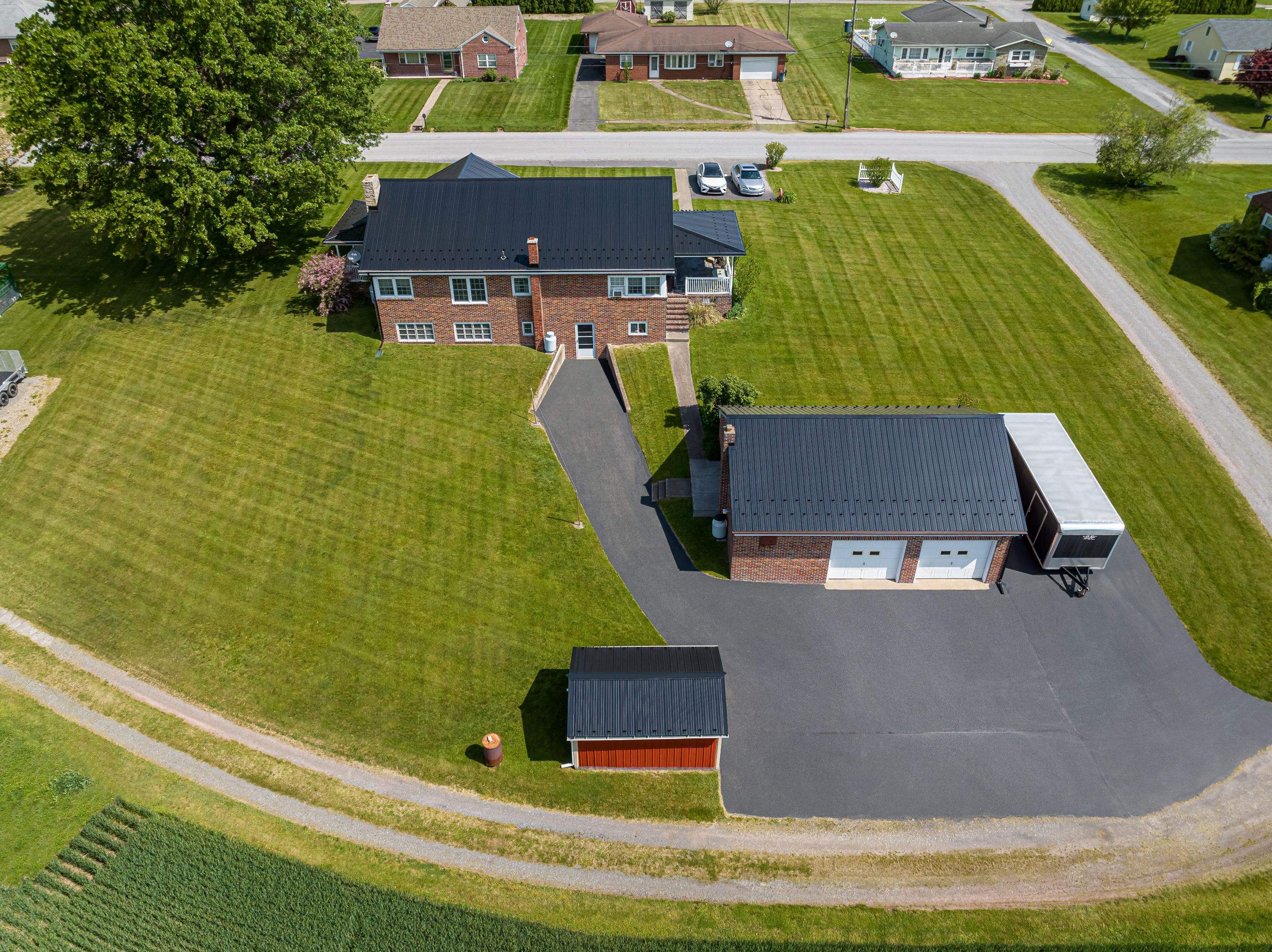 Metal Roof -Black by Esh Builders