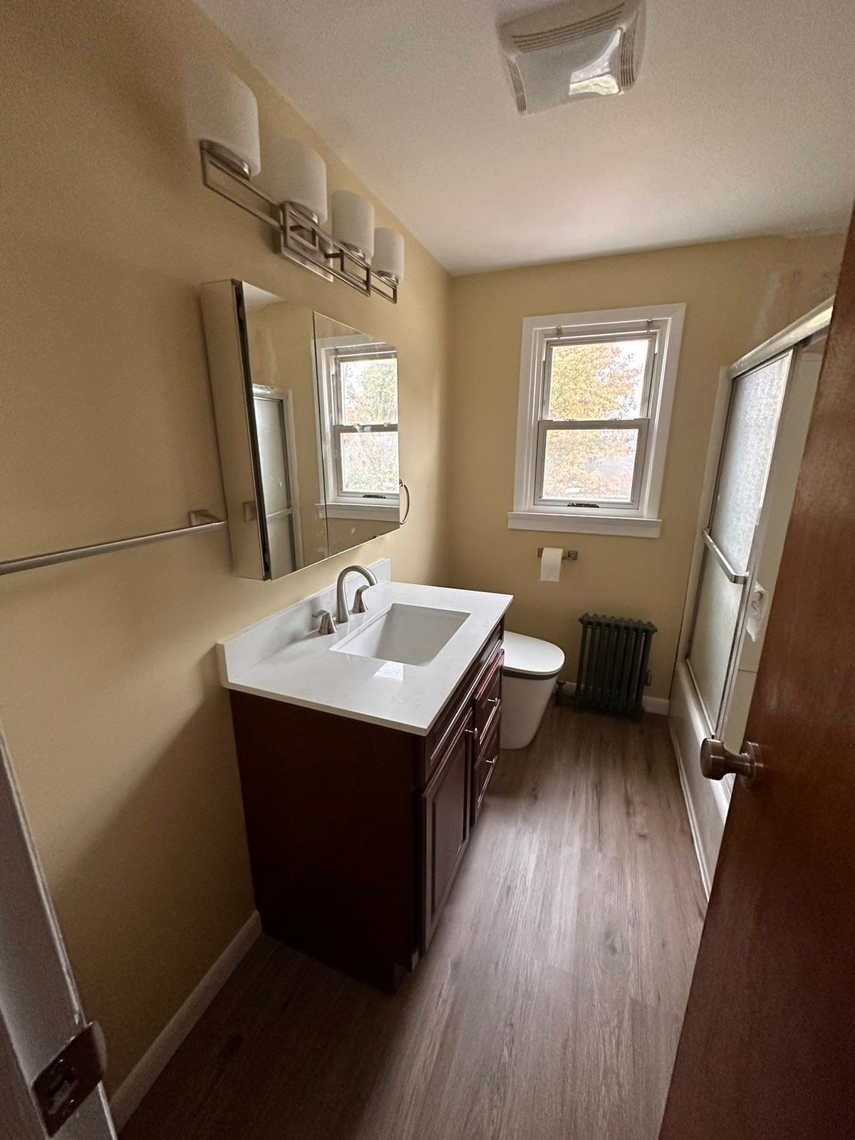 Bathroom Remodel using Drywall by Home Concepts Construction