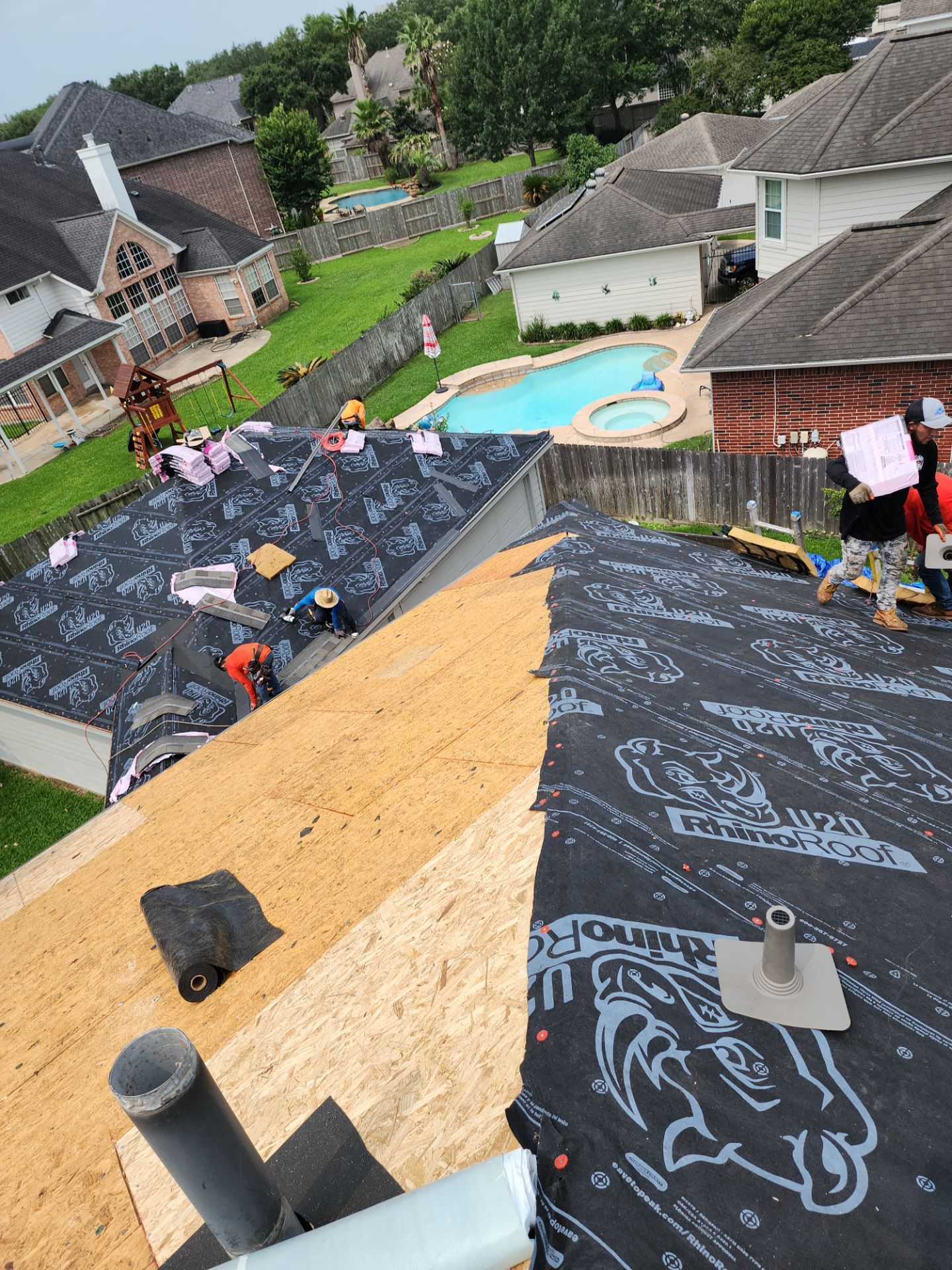 Residential Roofing Repair using Owen's Corning Duration (Lifetime) Shingles by Roof Repair Company