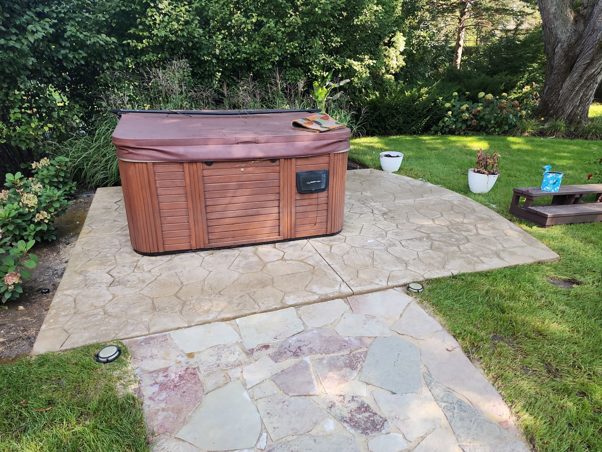 Stamped Concrete Surface Cleaning by Northern Power Washing LLC.