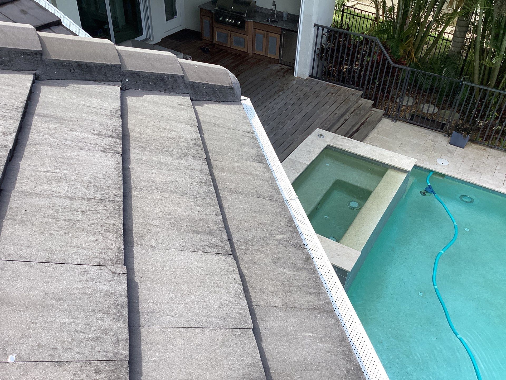 Gutter guard installation for a Sarasota home by Gutter Professors