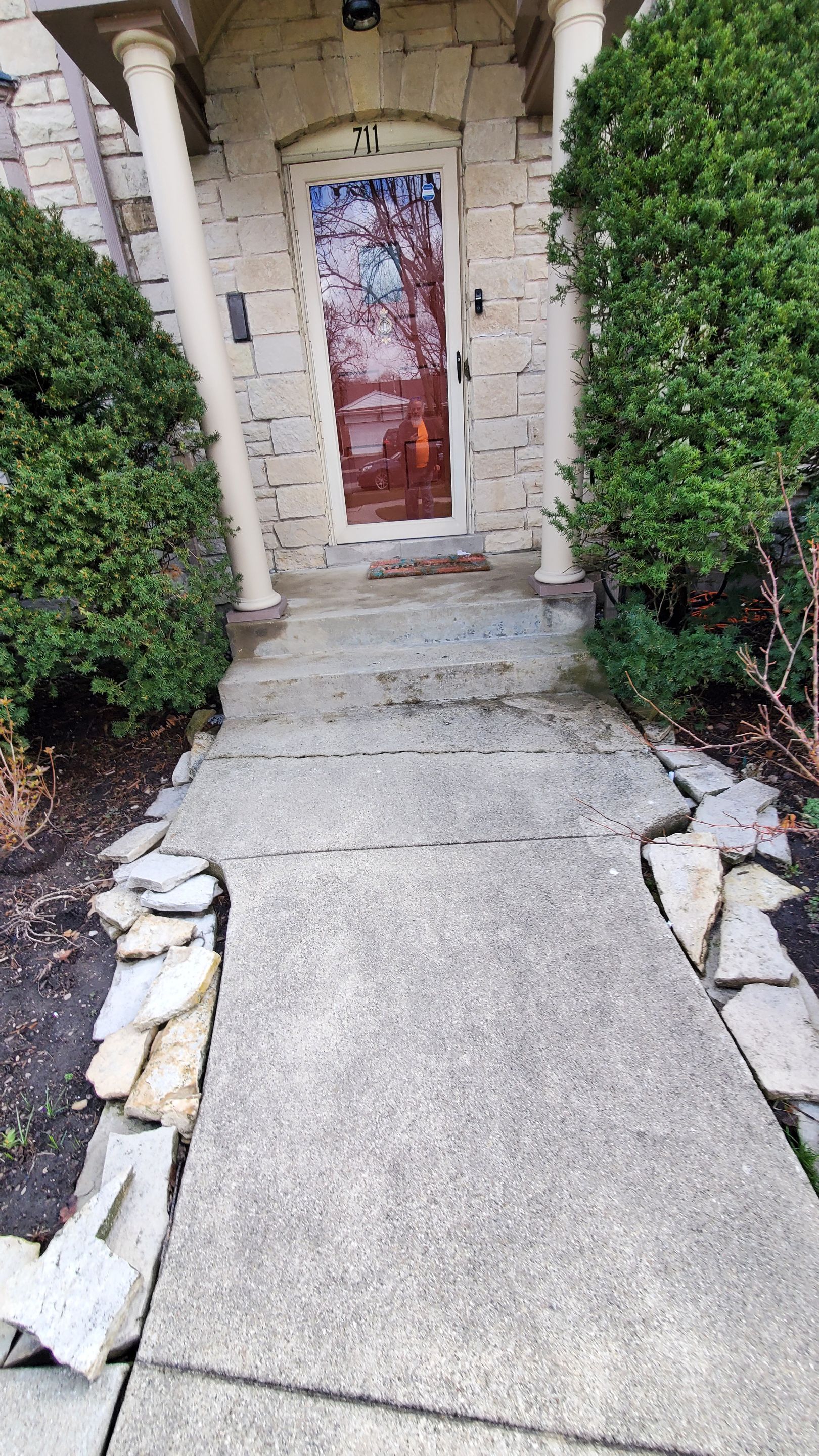 Wood cleaning and staining using Armstrong cloark oil stain by Northern Power Washing LLC.