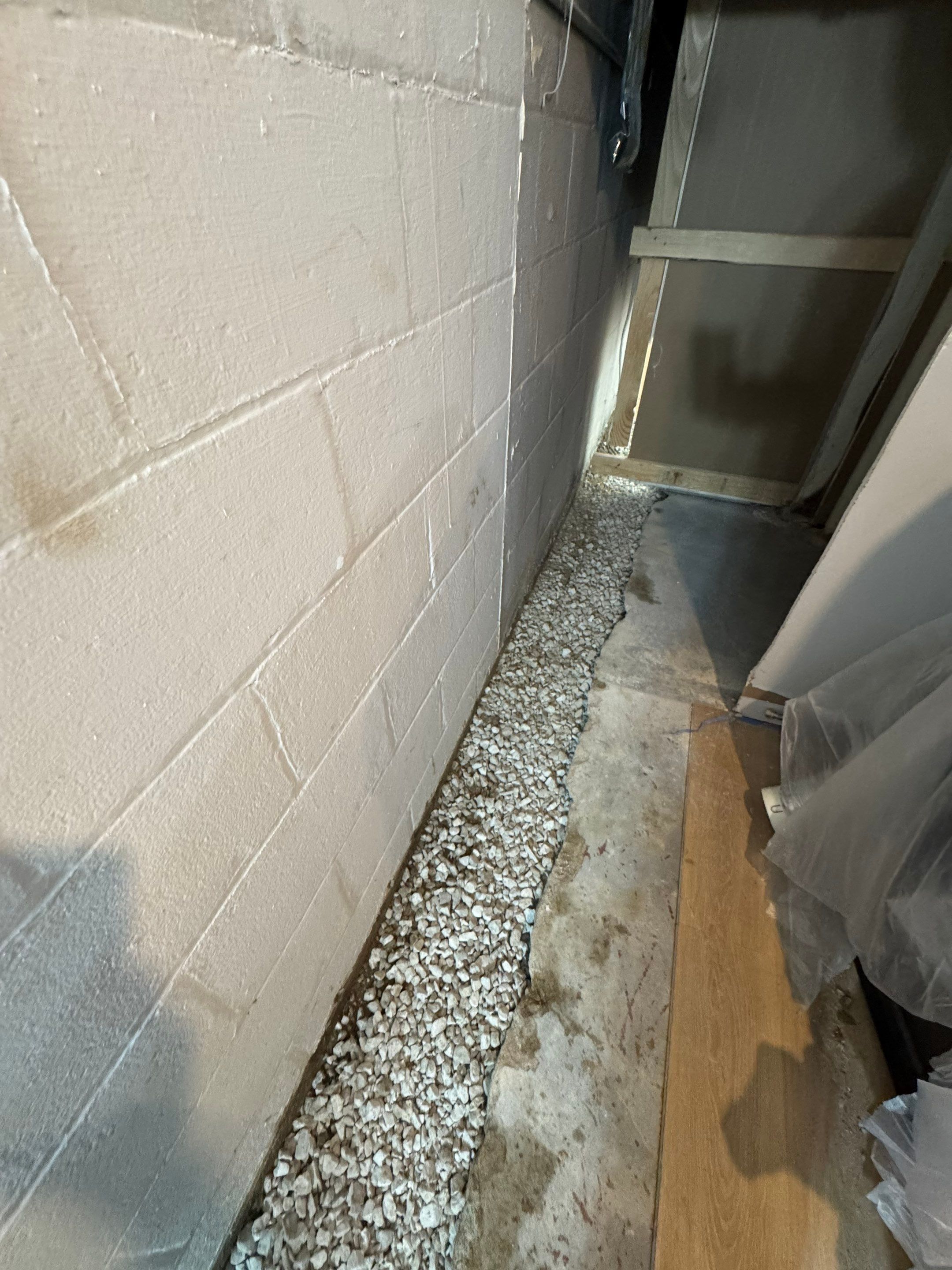 Basement Drain Tile by Area Wide Waterproofing