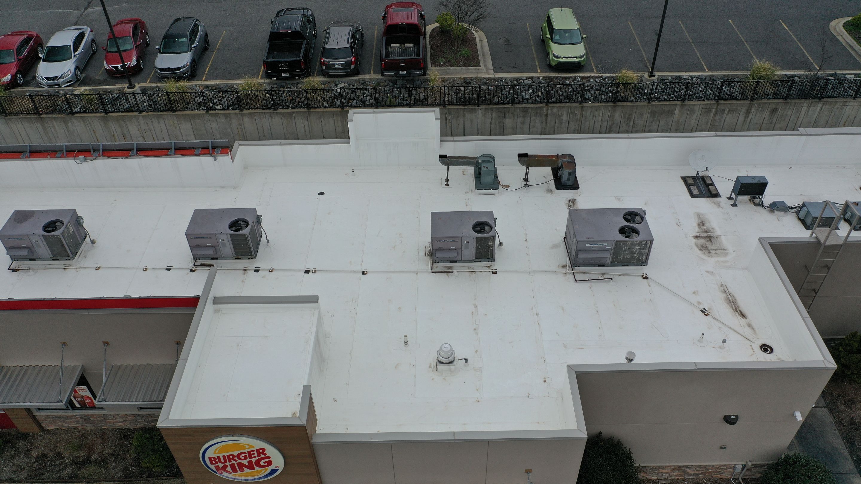 Commercial Roofing Installation using 50 mil PVC by Hostetler Roofing