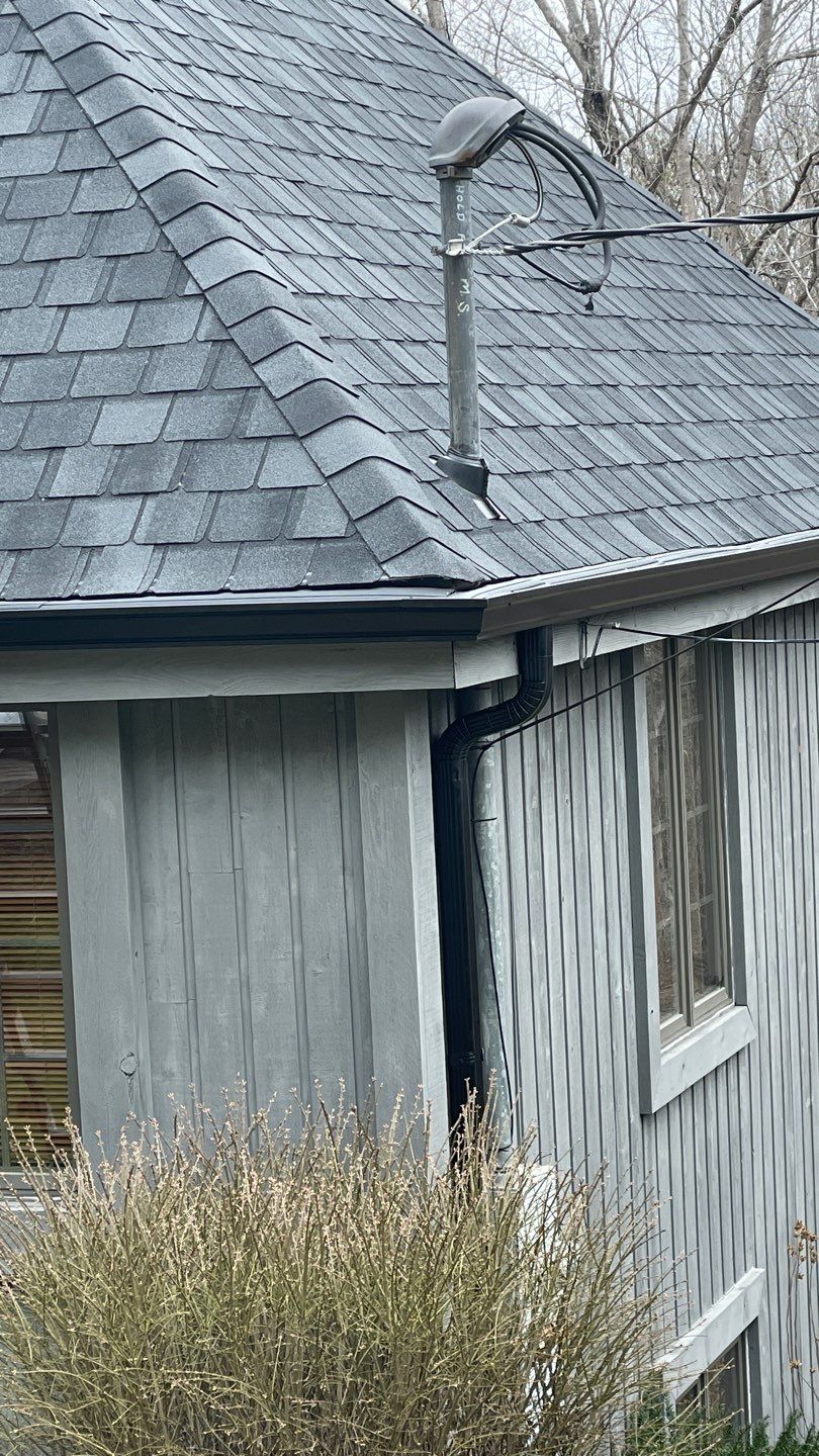 Residential Roofing Installation using Certainteed Belmont Shingle in Black Granite by Secure Construction Company Inc