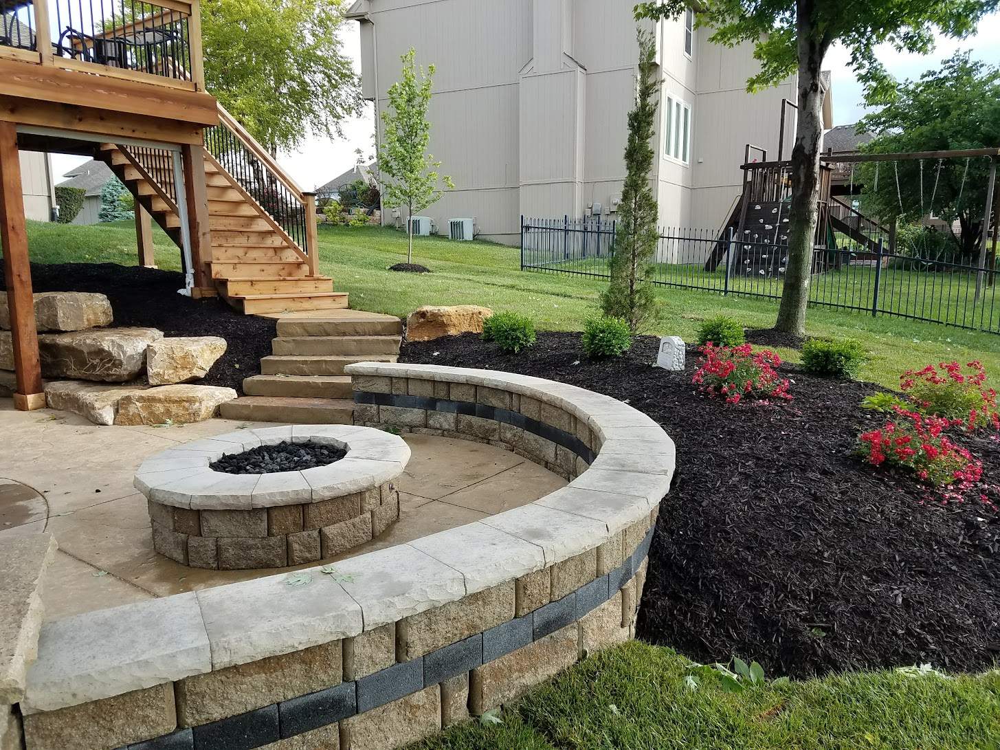 4 New Outdoor Living Areas by LAND ESCAPES LLC