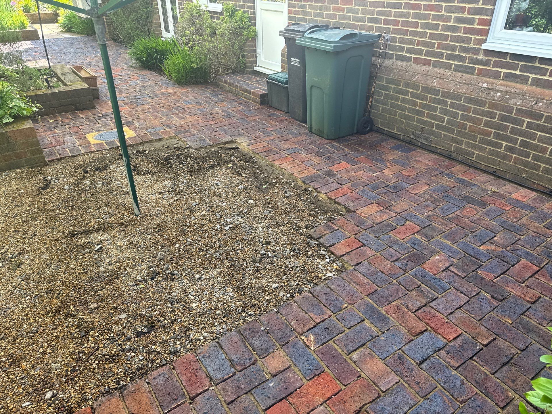 Patio Clean using 18inch Whirlaway FSC by Ges Exterior Cleaning ltd
