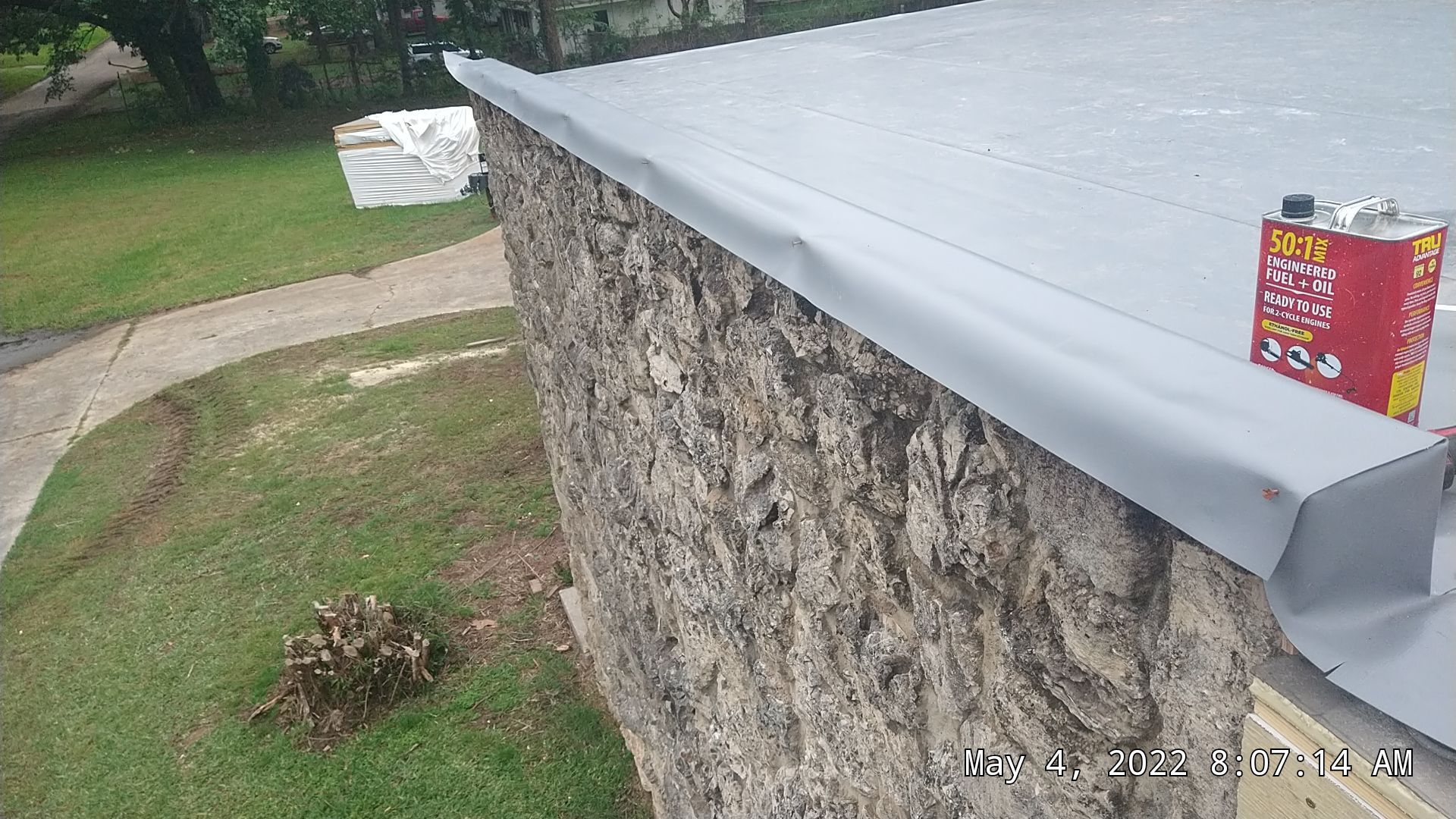 Commercial Roofing Installation using 50 mil PVC by Hostetler Roofing