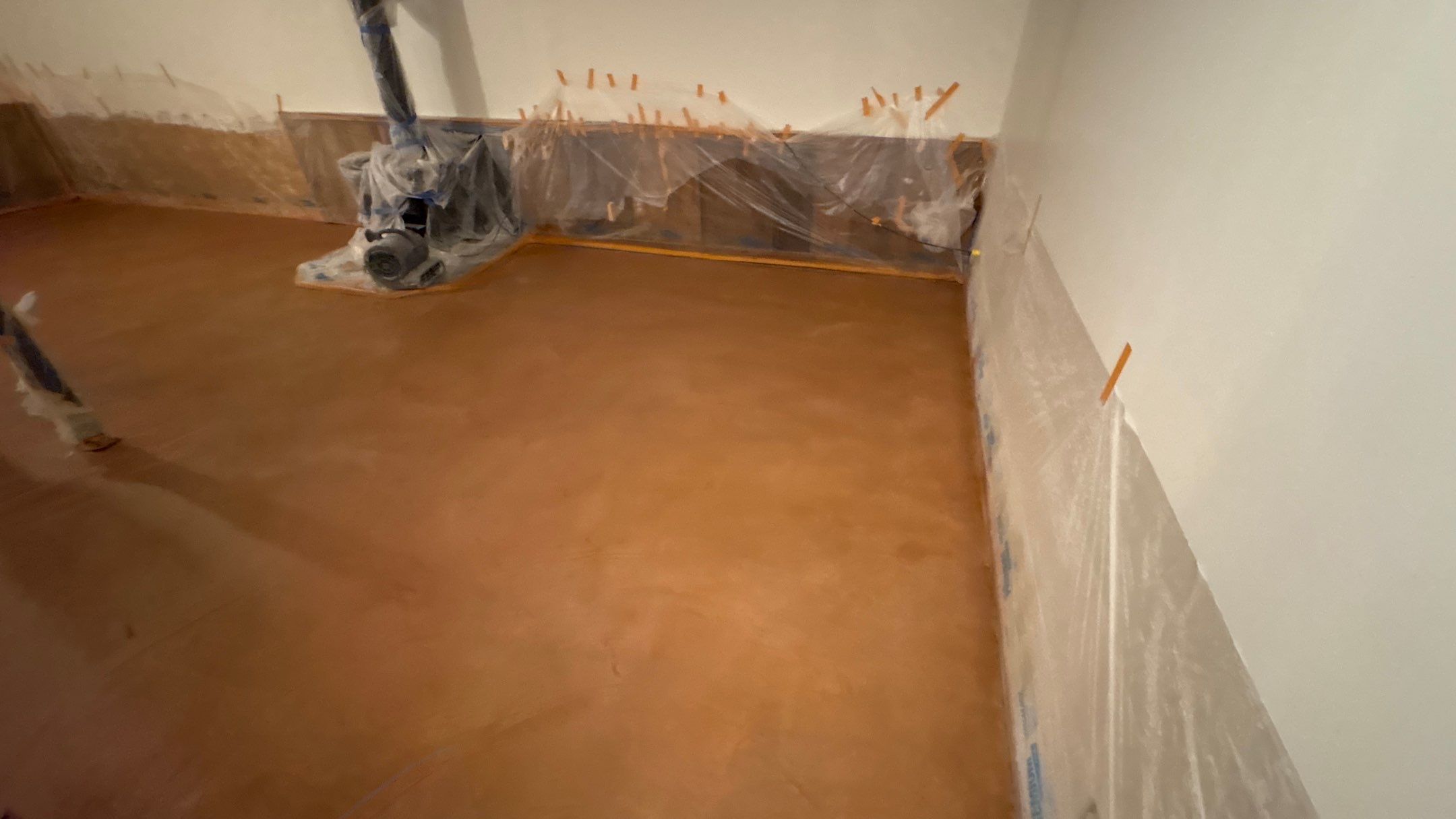 Basement Floor Remodel with Haven Reno KC by Big Red Decorative Concrete, LLC