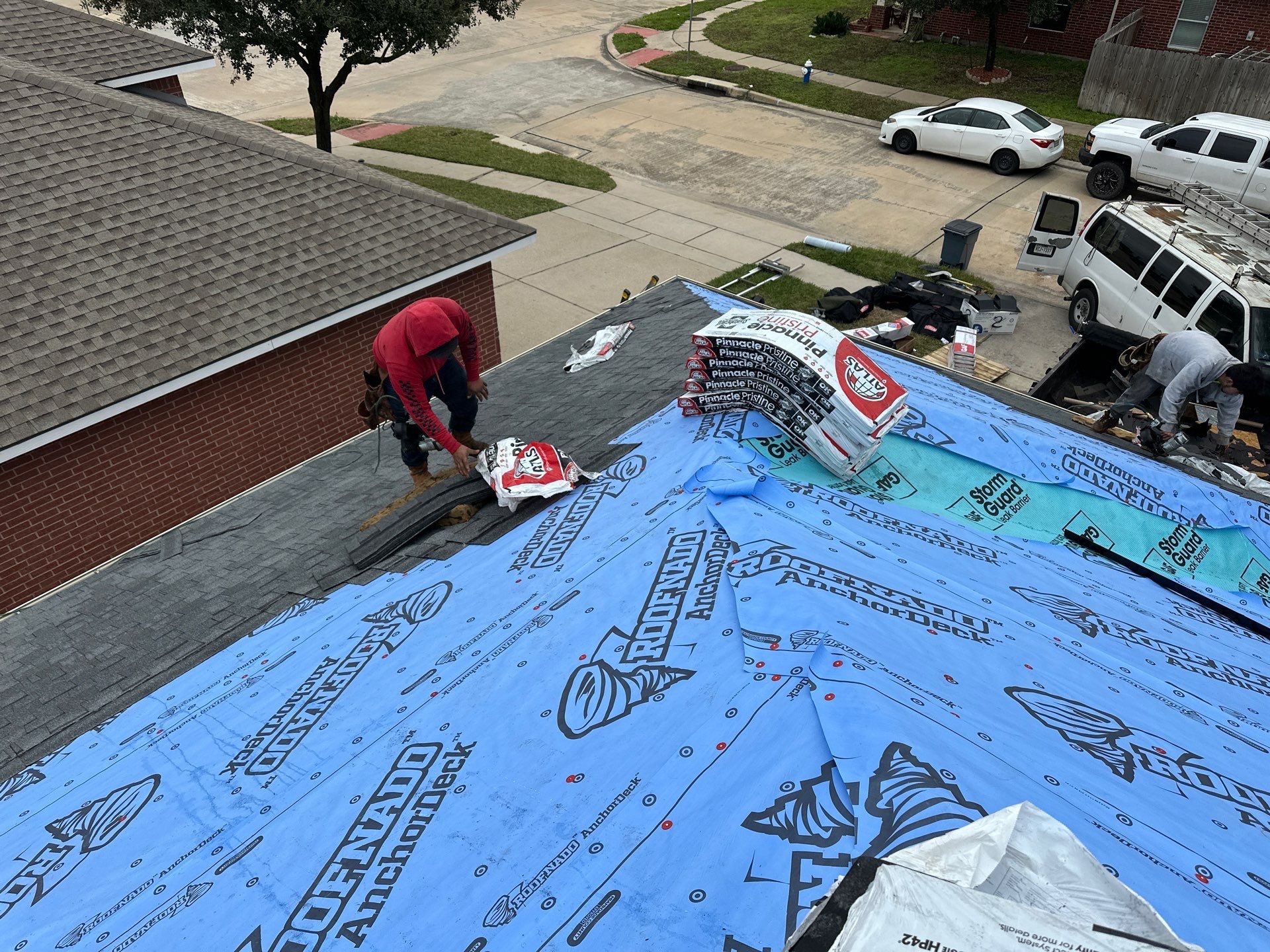Project in Houston by Motion Roofing