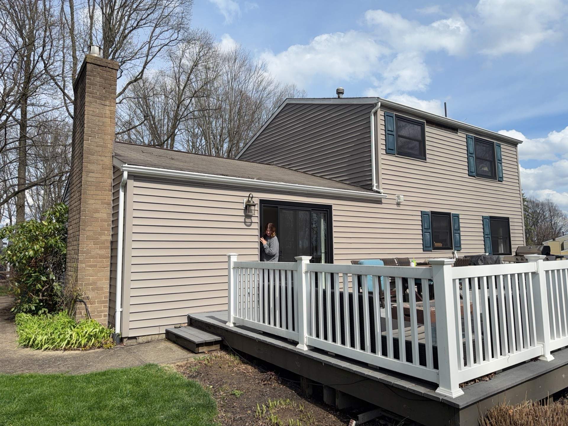 Vinyl Siding to James Hardie Arctic White with Midnight Black Trim by Ideal Siding Pittsburgh
