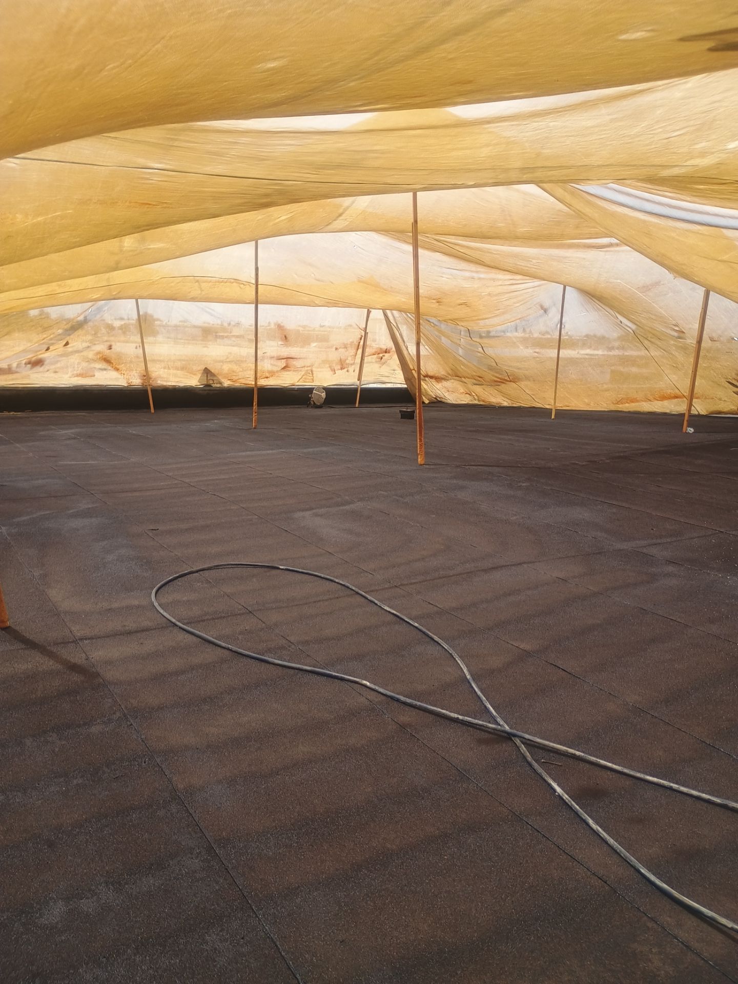 Pro Farms Spray foam roofing project by Straight Edge Roofing Inc