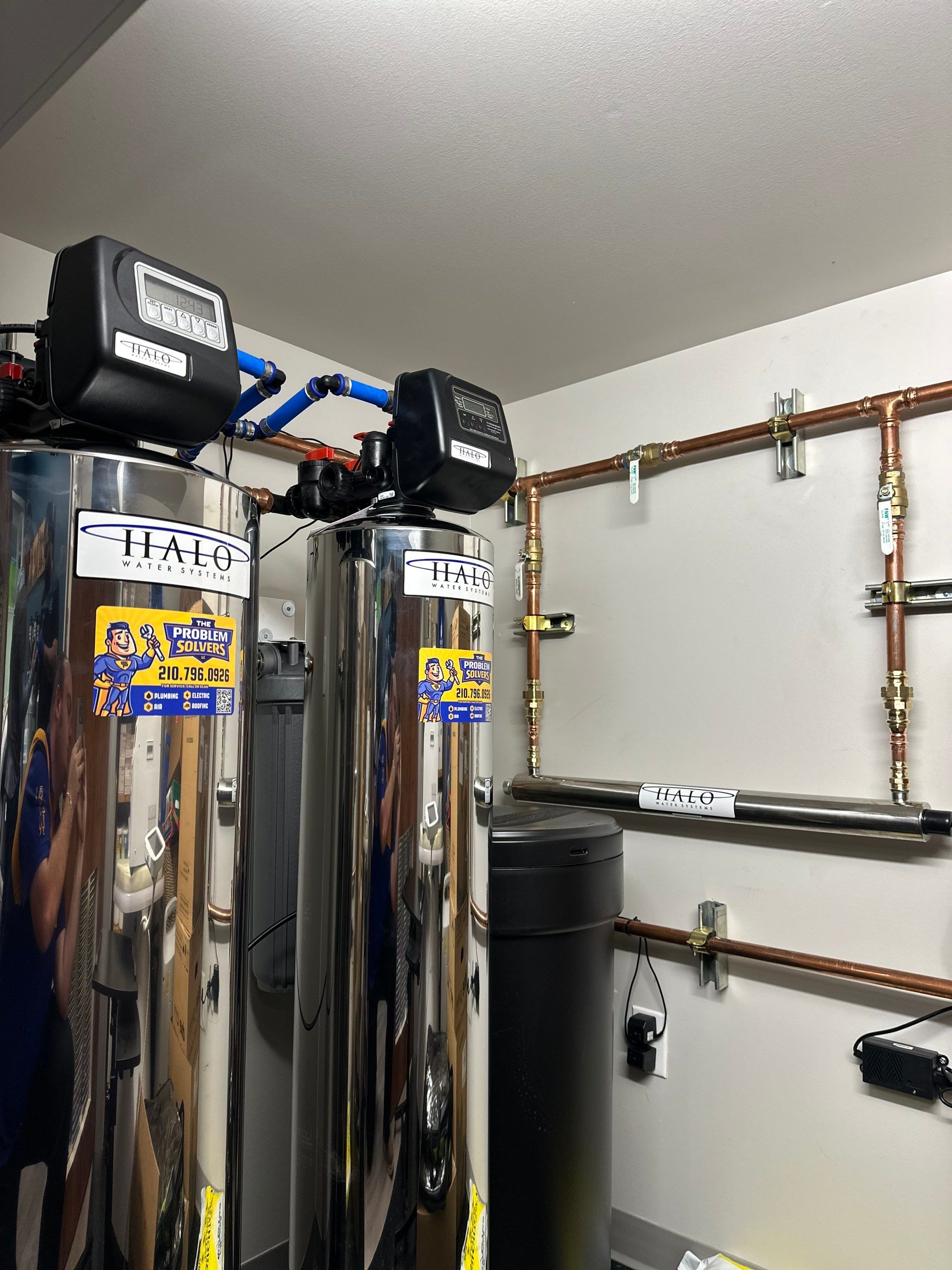 Commercial Water Softener and Medical-Grade Filtration Installation in San Antonio by Proud Pops