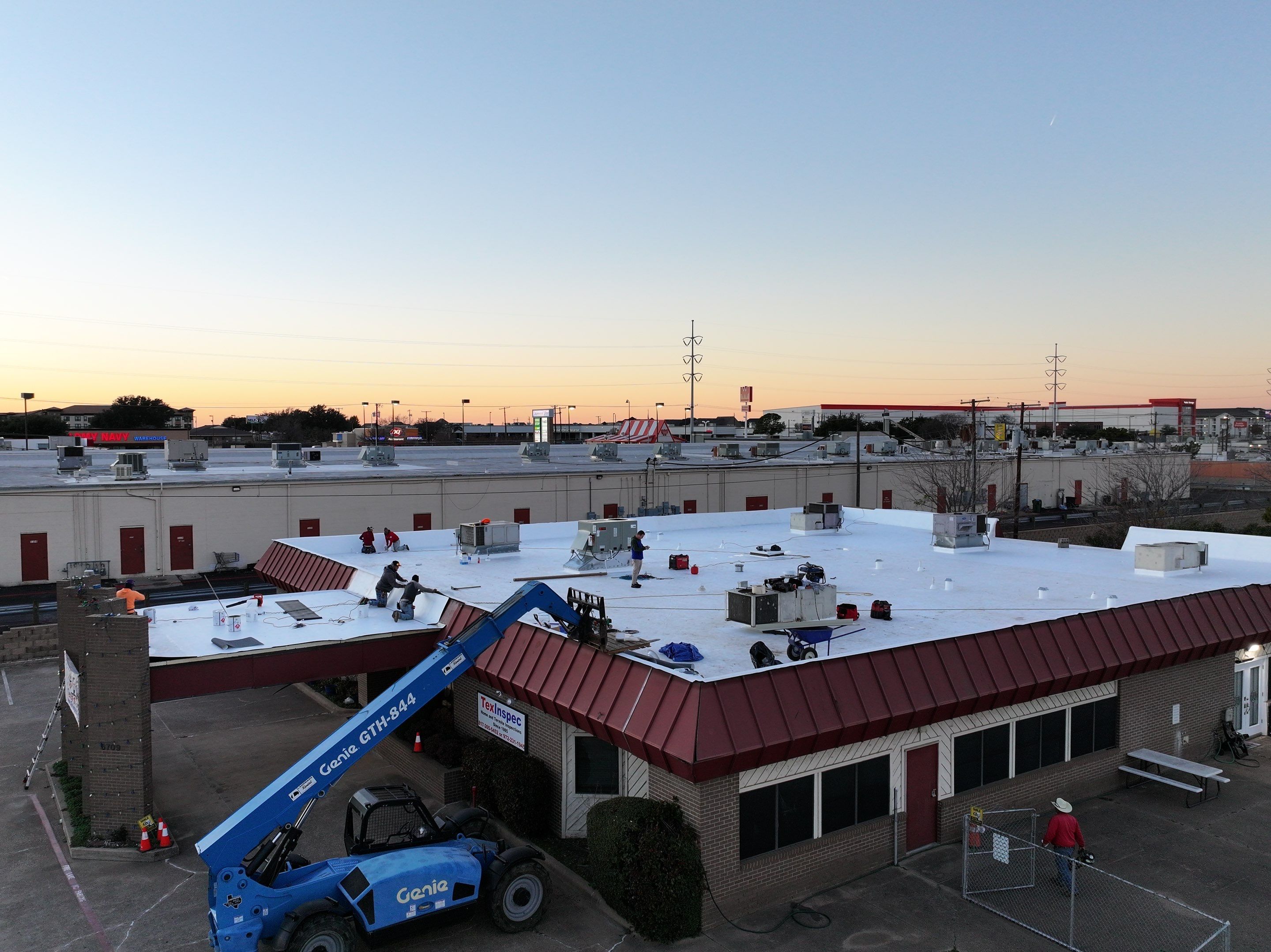 Commercial Roofing Installation using GAF Evergaurd TPO 60 Mil by Becker Roofing and Exteriors