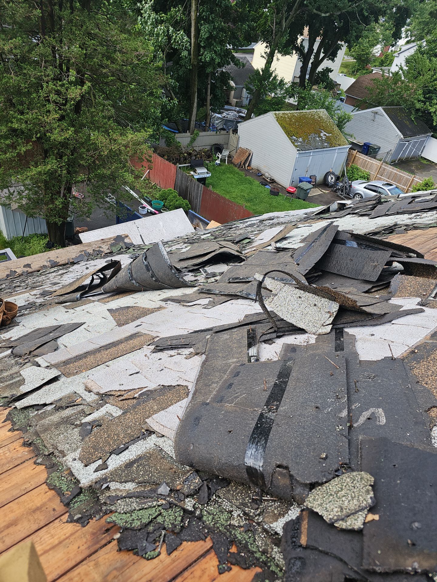 Residential Roofing Installation using Owens Corning TruDefinition Duration AR - Estate Gray by A Plus Exterior