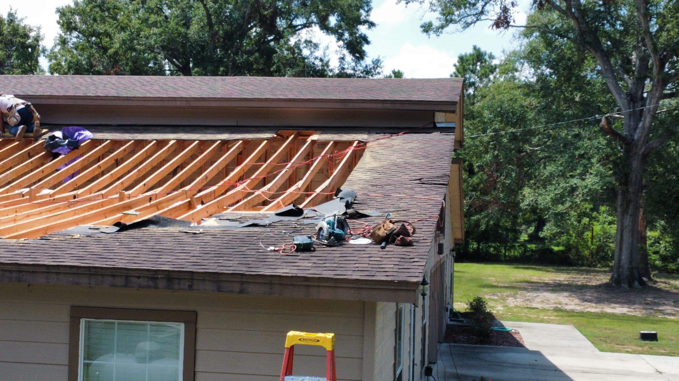Repair Roof Damages & Interior Damages - Project in Coldspring Texas by Harden Enterprise Services LLC