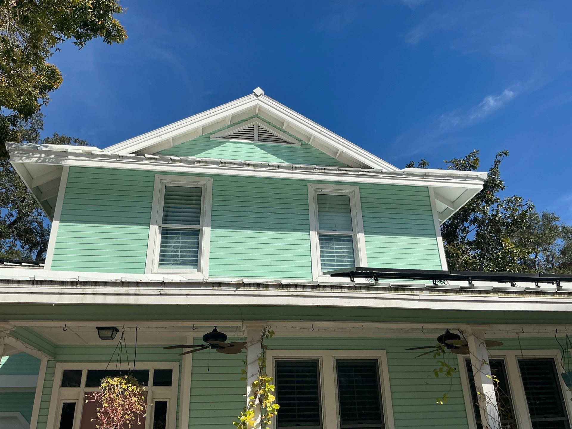 New White Soffit Project in Safety Harbor, FL by Gutter Professors