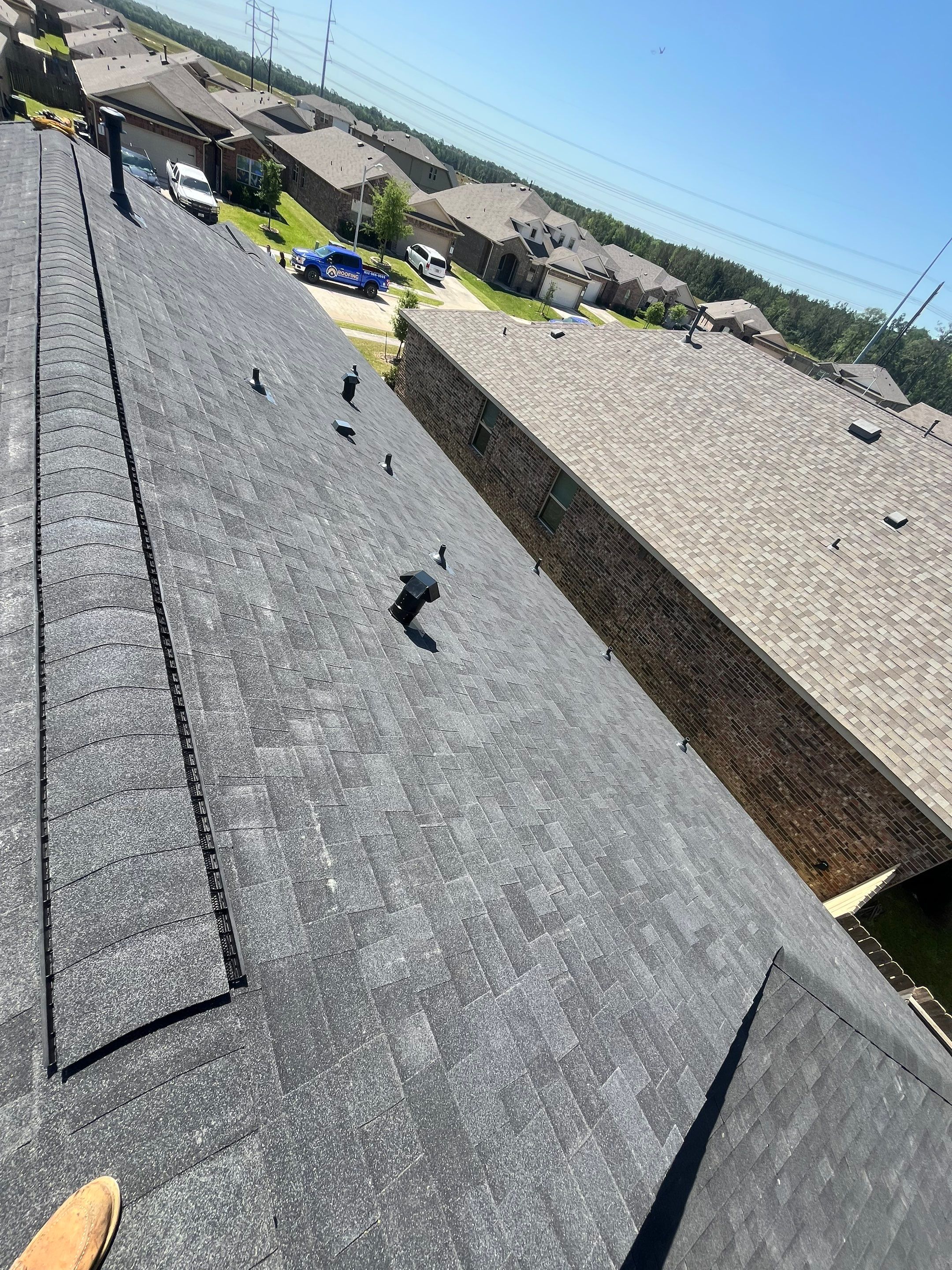 Reroof and Interior Project in Roman Forest by Roofing Technologies Unlimited