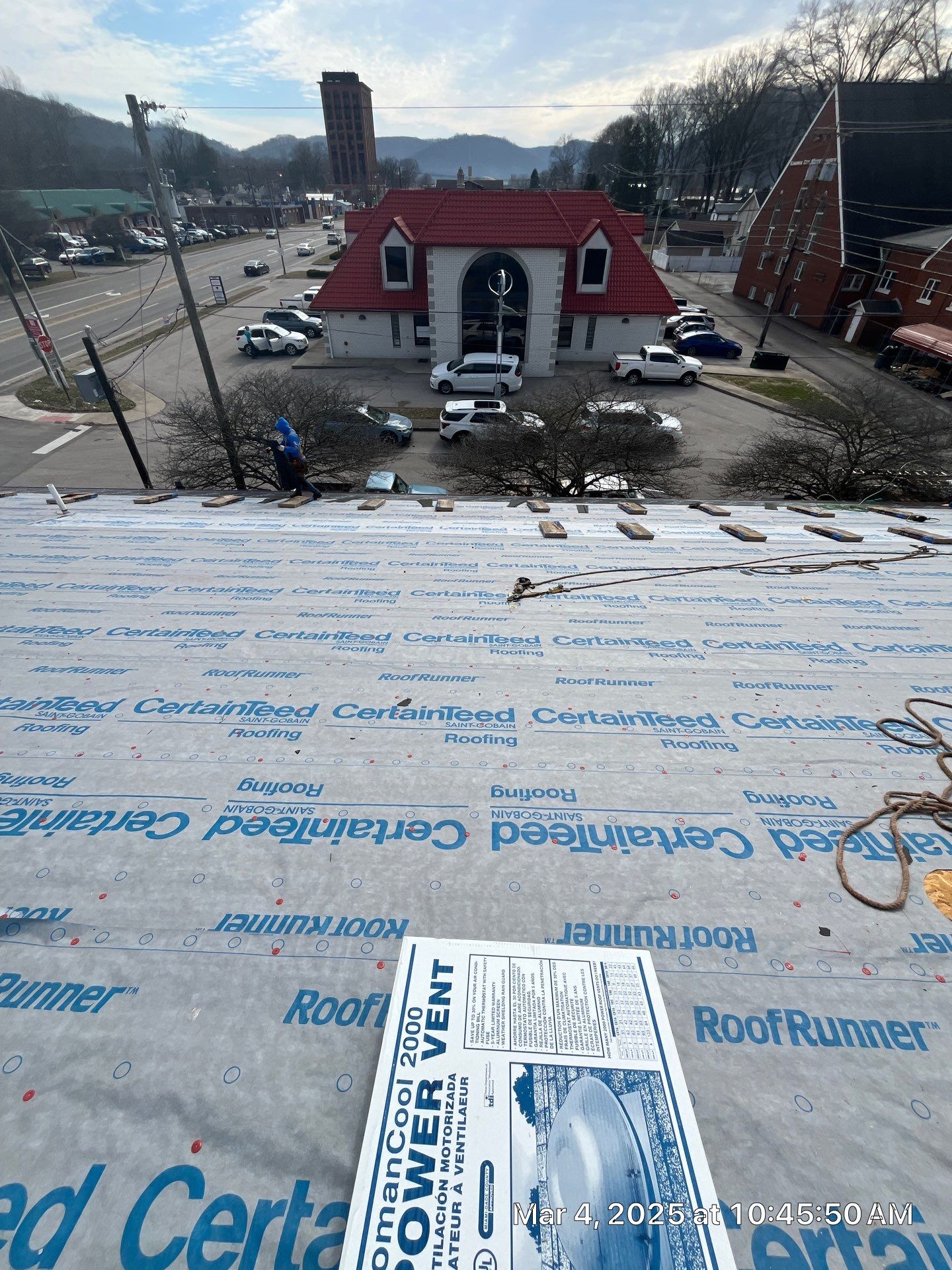 Commercial Roofing Installation using Certainteed Landmark Pro Shingles by Fahey Roofing + Contracting