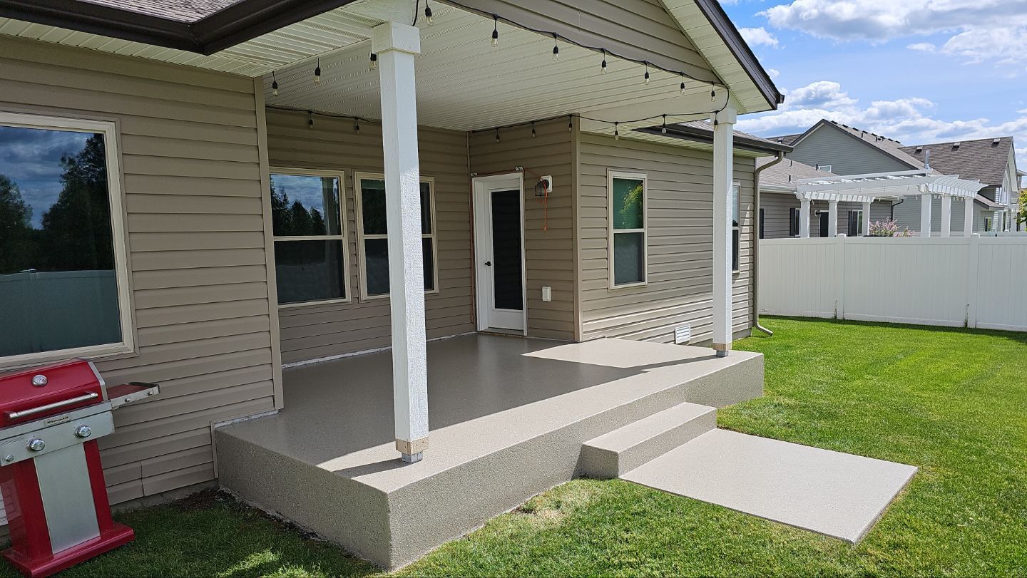 Patio Transformation using Santa Fe Hybrid by Croc Coatings, LLC