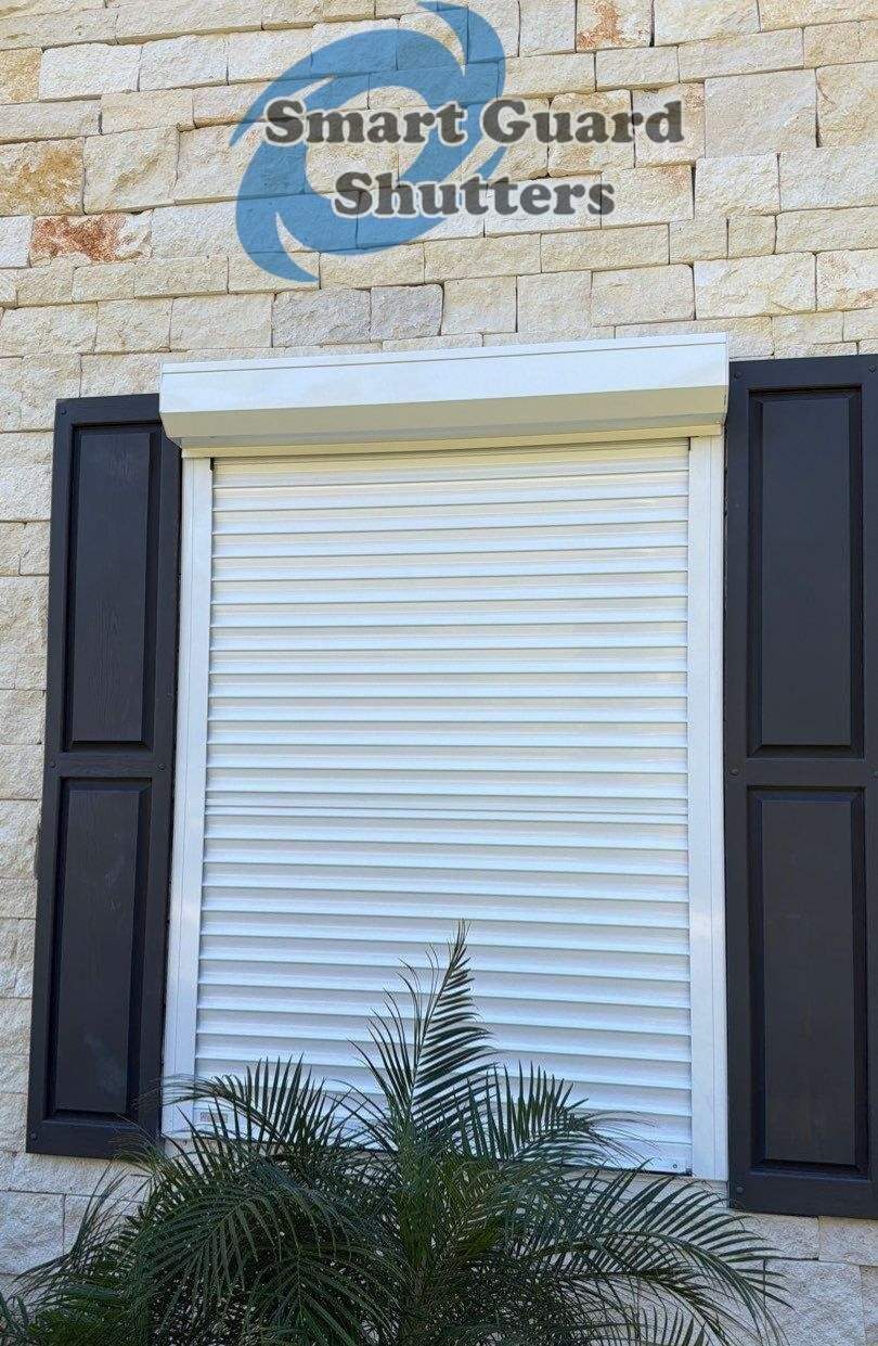 Rolling Shutters in White by Smart Guard Shutters