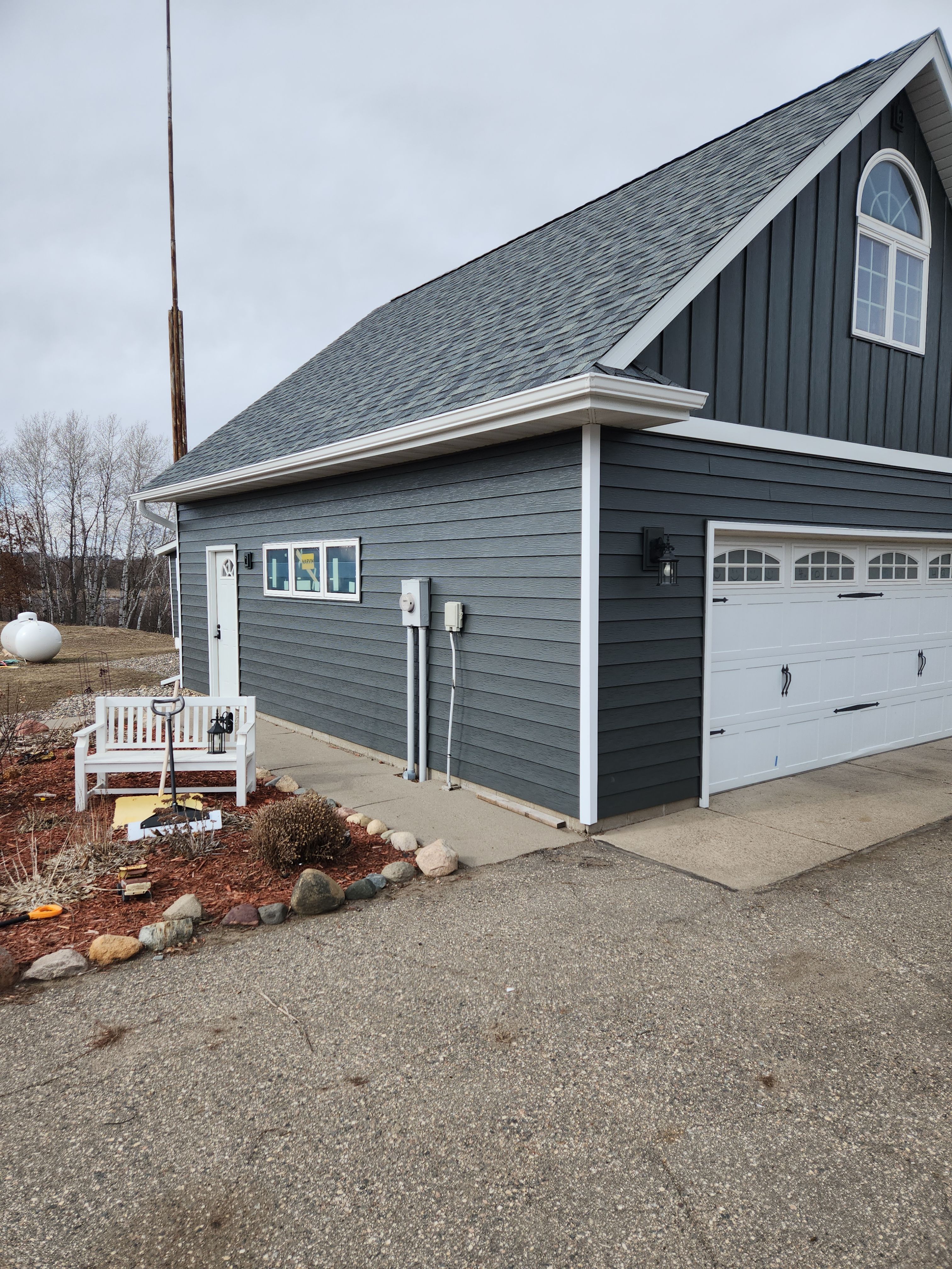 5" Gutters in Avon by Next Level Seamless Gutters / Exteriors Inc.