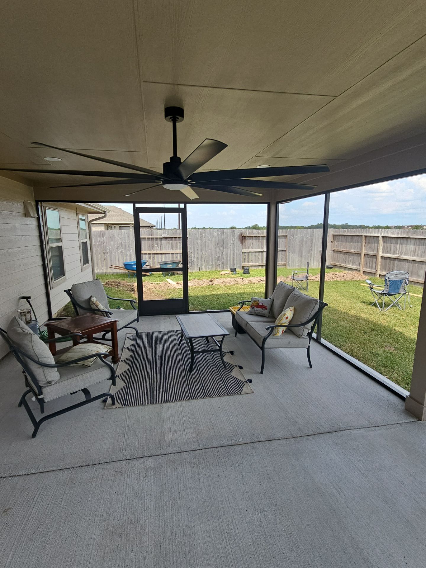 Patio Build in Katy by Roofing Technologies Unlimited