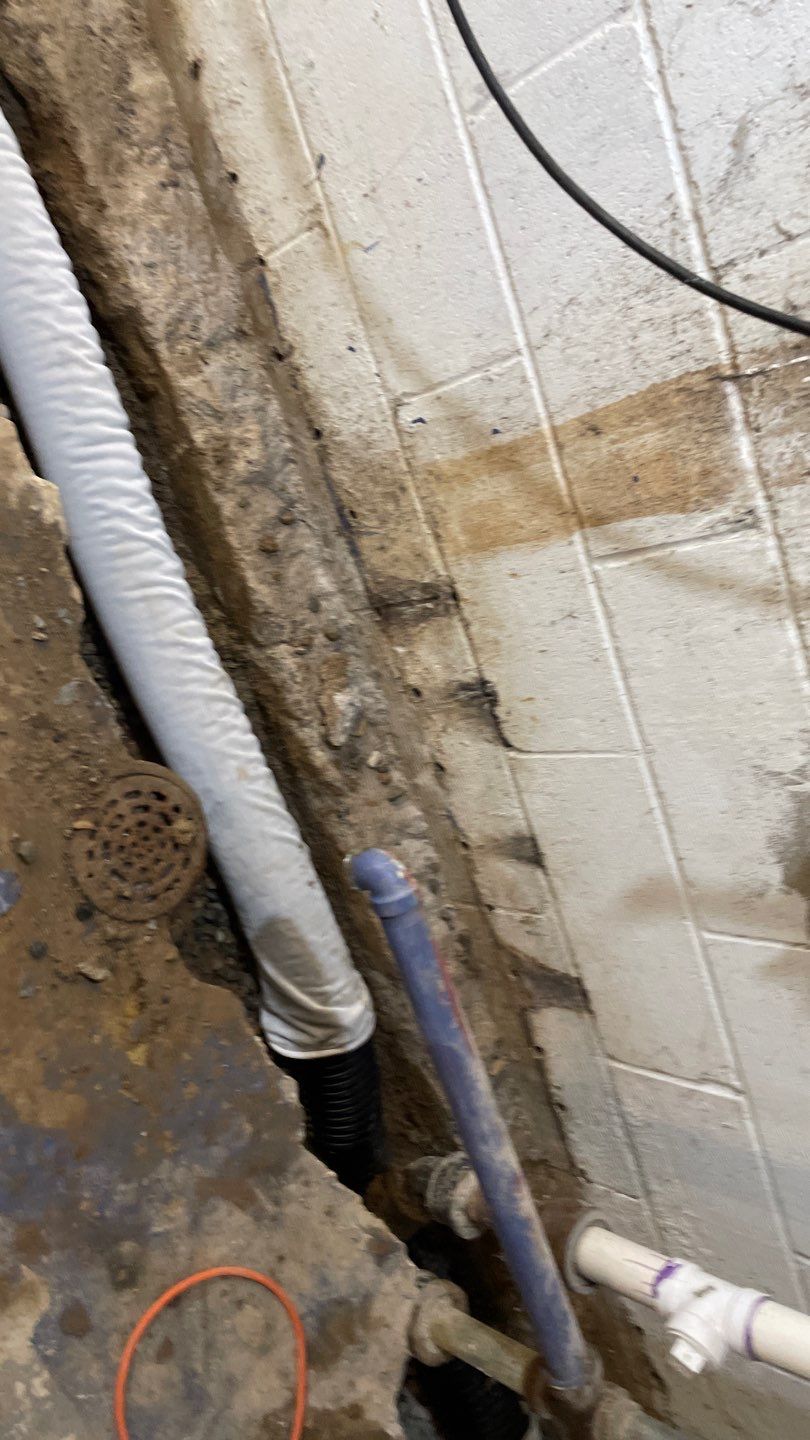 Interior Drain Tile Installation in Columbia Heights, MN by Waterproofing Northeast