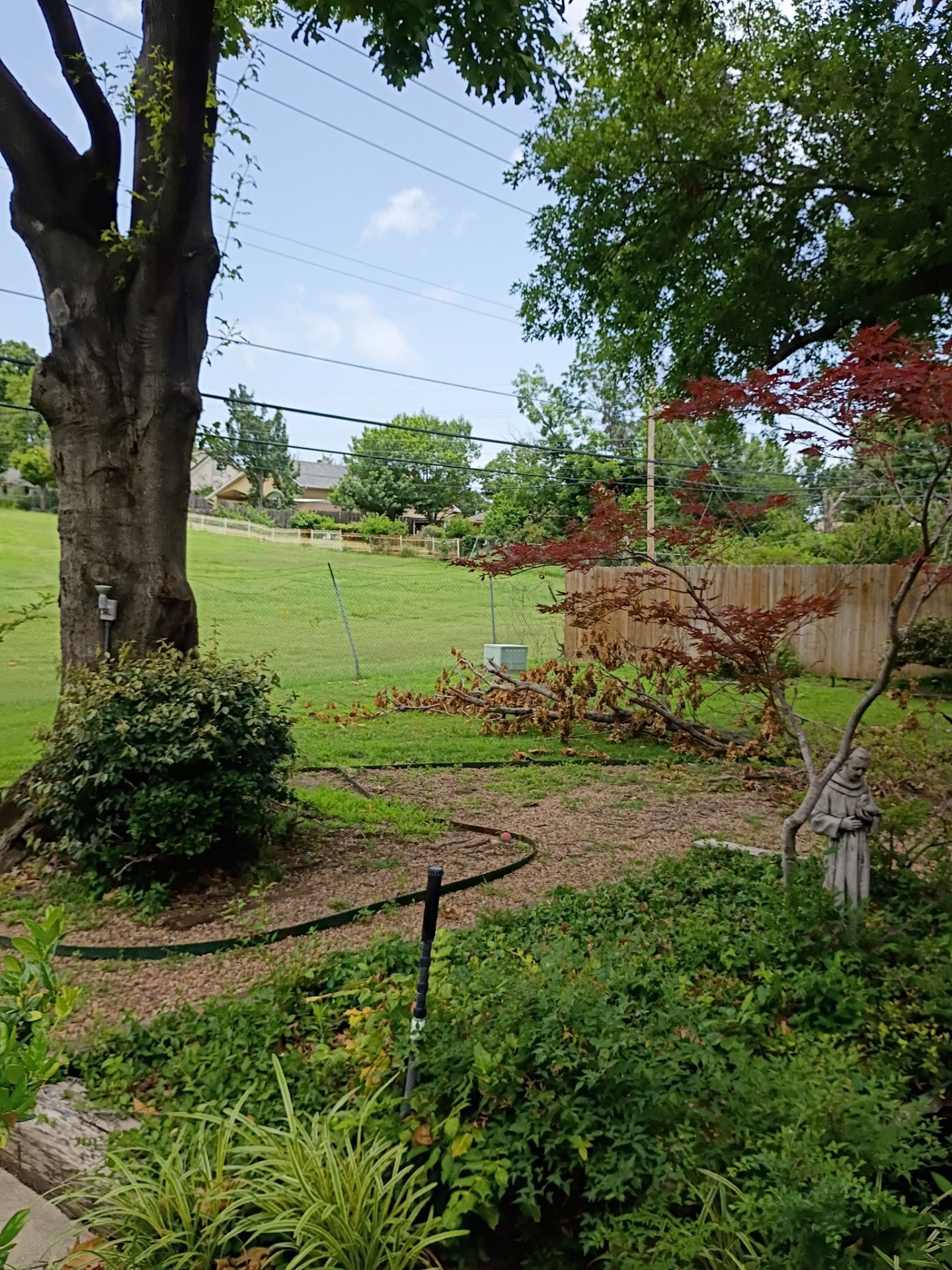 Custom Metal Fence Build by Clays Services Inc