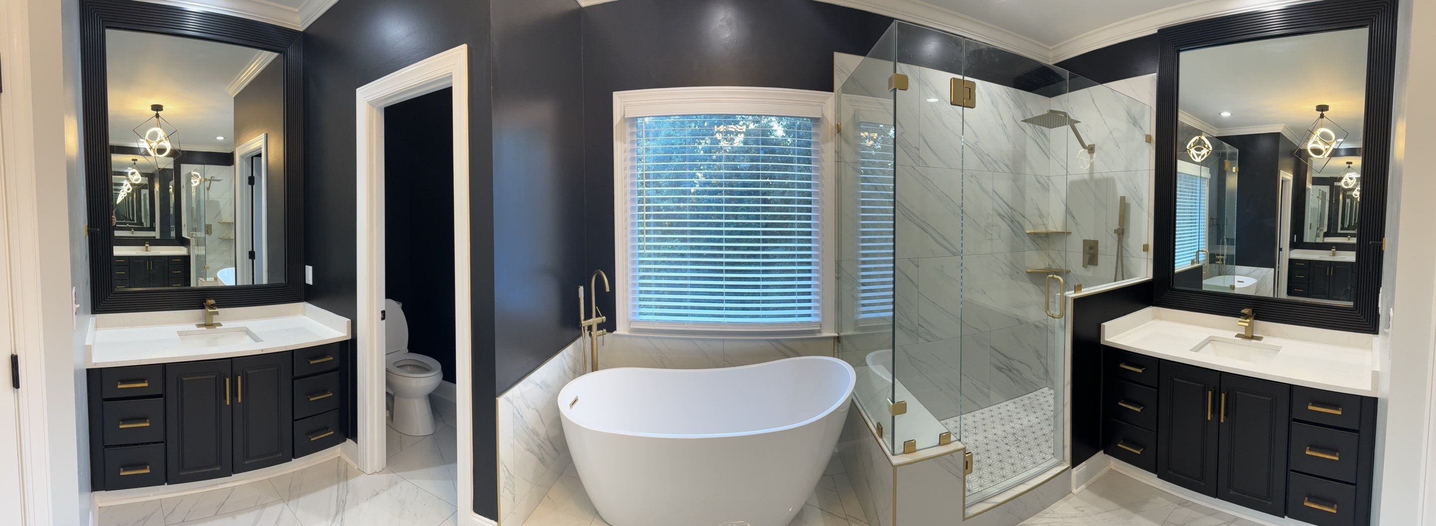 Woods Trace - Bathroom Remodel  by Pillar and Pine