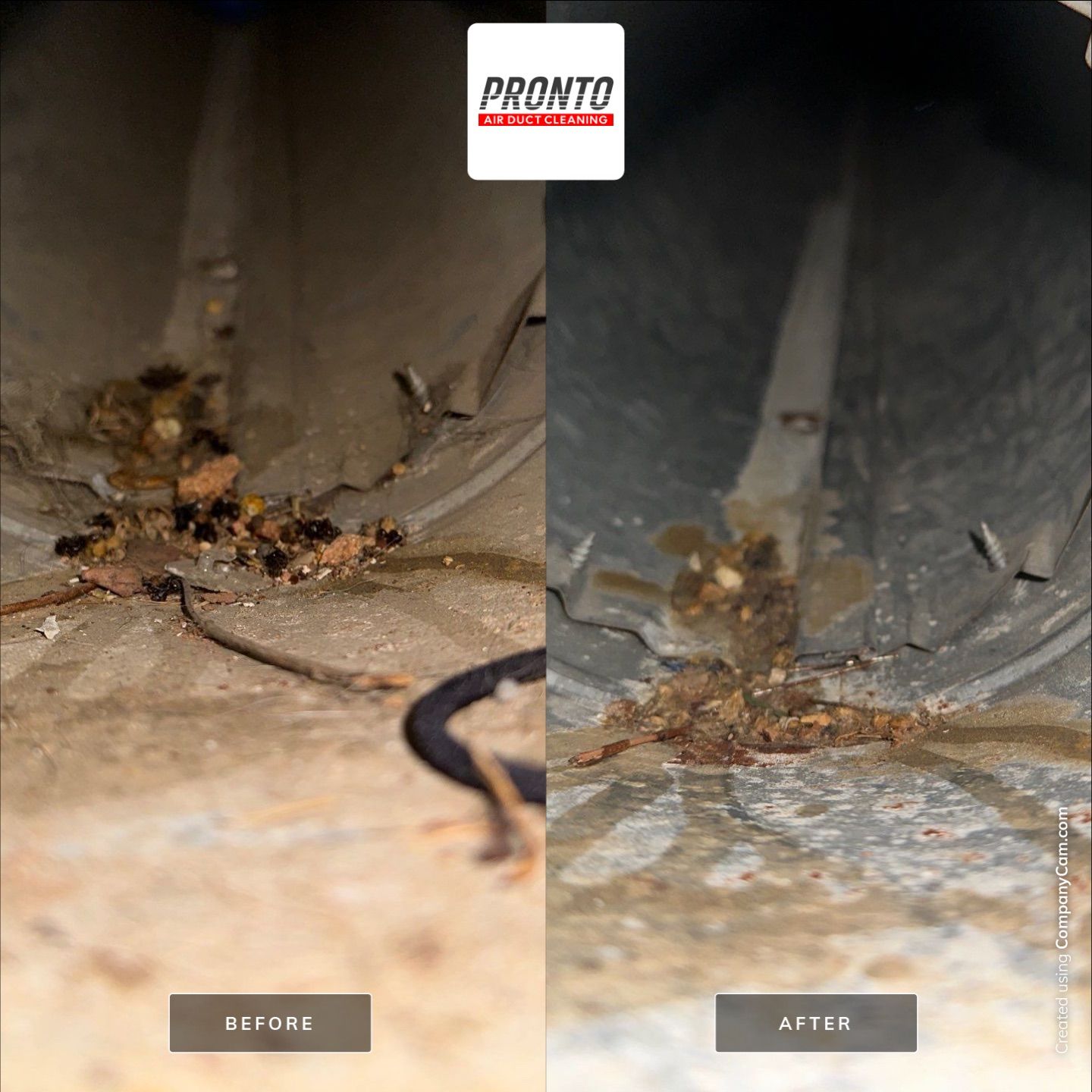 Air duct & Dryer Vent cleaning using Hypervac by Pronto Air Duct Cleaning