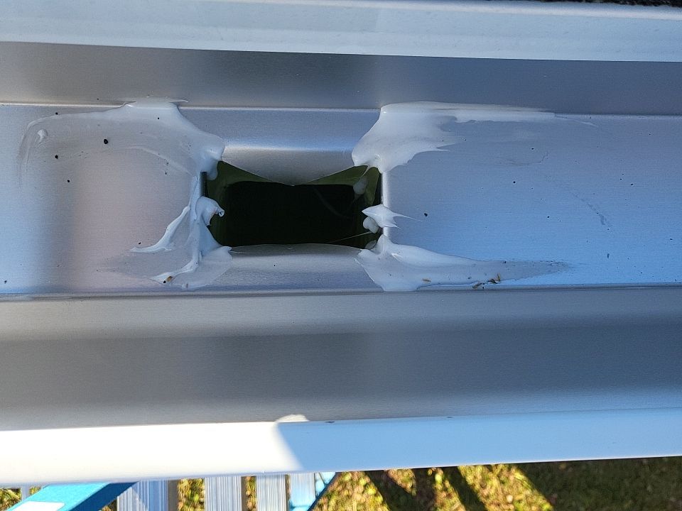 Gutter Installation using K-Style Seamless Gutters by Gutter Professors