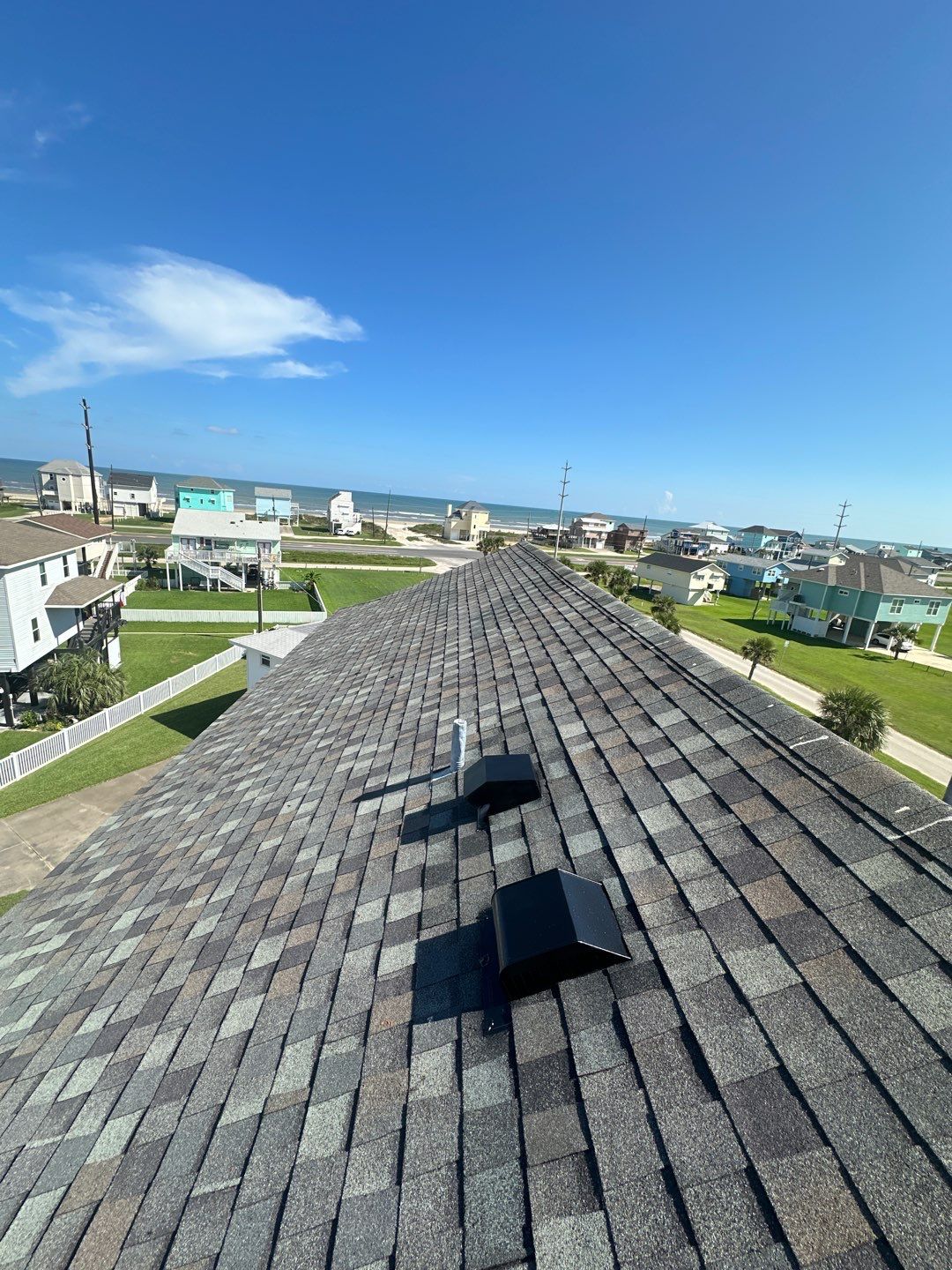 Hail Damage using Owen's Corning Duration (Lifetime) Shingles by Roof Repair Company
