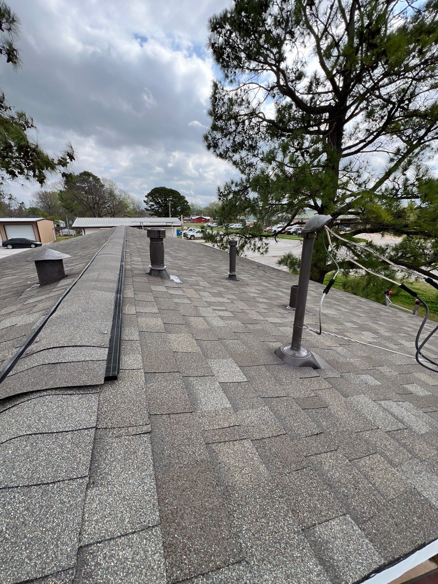 Roof replacement in Crowder, OK. by In & Out Construction & Remodeling, LLC