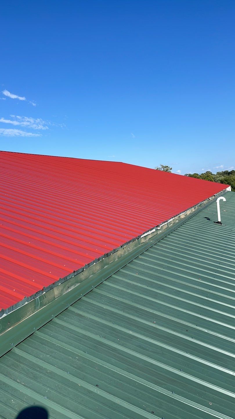 Commercial Roof Metal Replacement - Color Rustic Red  by Titan Commercial & Residential Roofing 