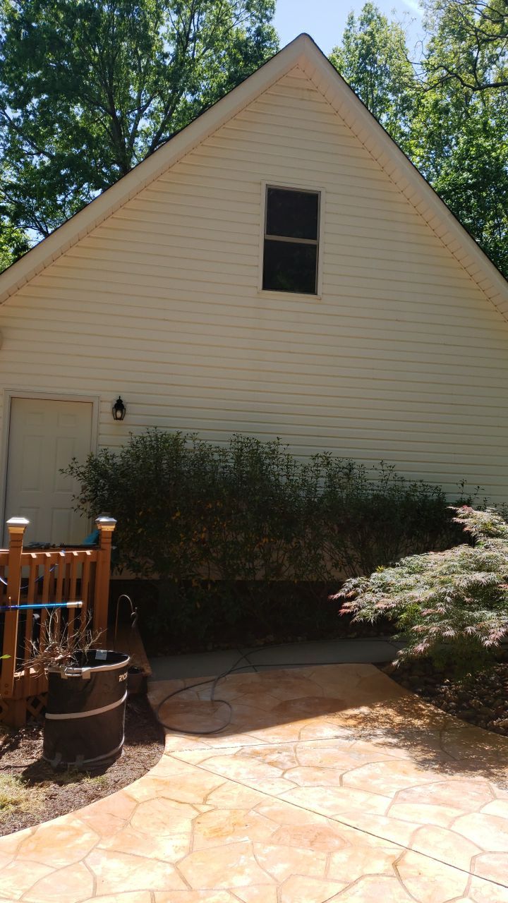 House Wash using cleaner by G&H Home Tech Pros LLC